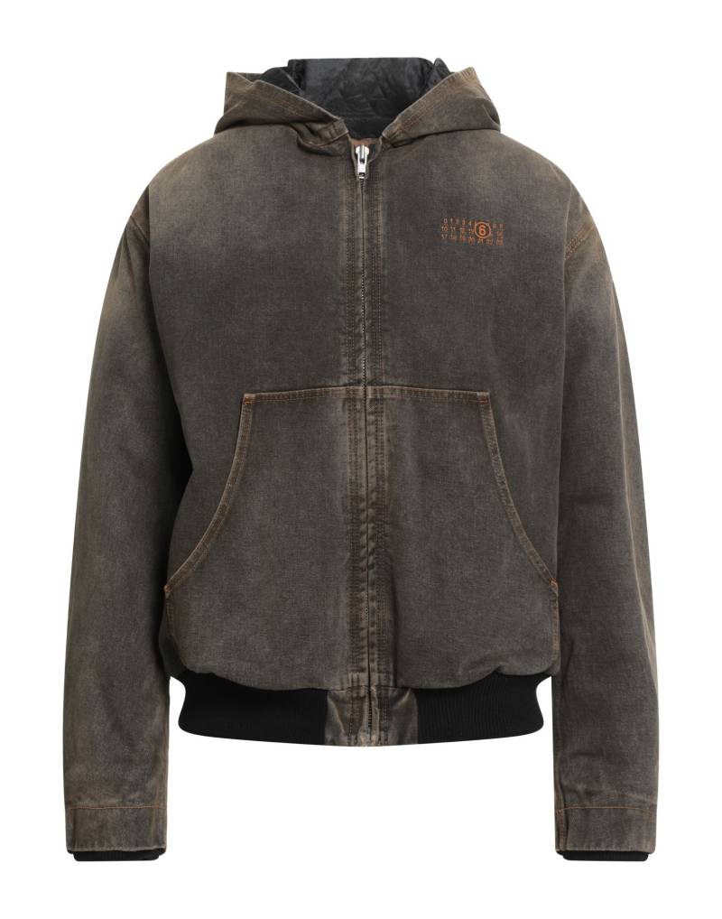MM6 MAISON MARGIELA Jeansjacke/-mantel Herren Braun von MM6 MAISON MARGIELA