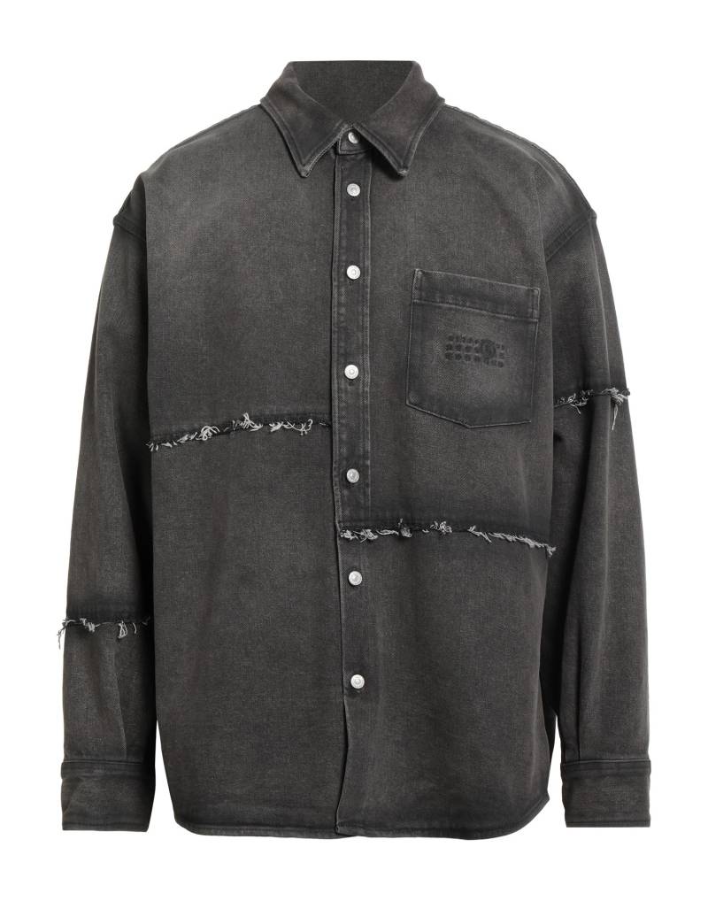 MM6 MAISON MARGIELA Jeanshemd Herren Braungrau von MM6 MAISON MARGIELA