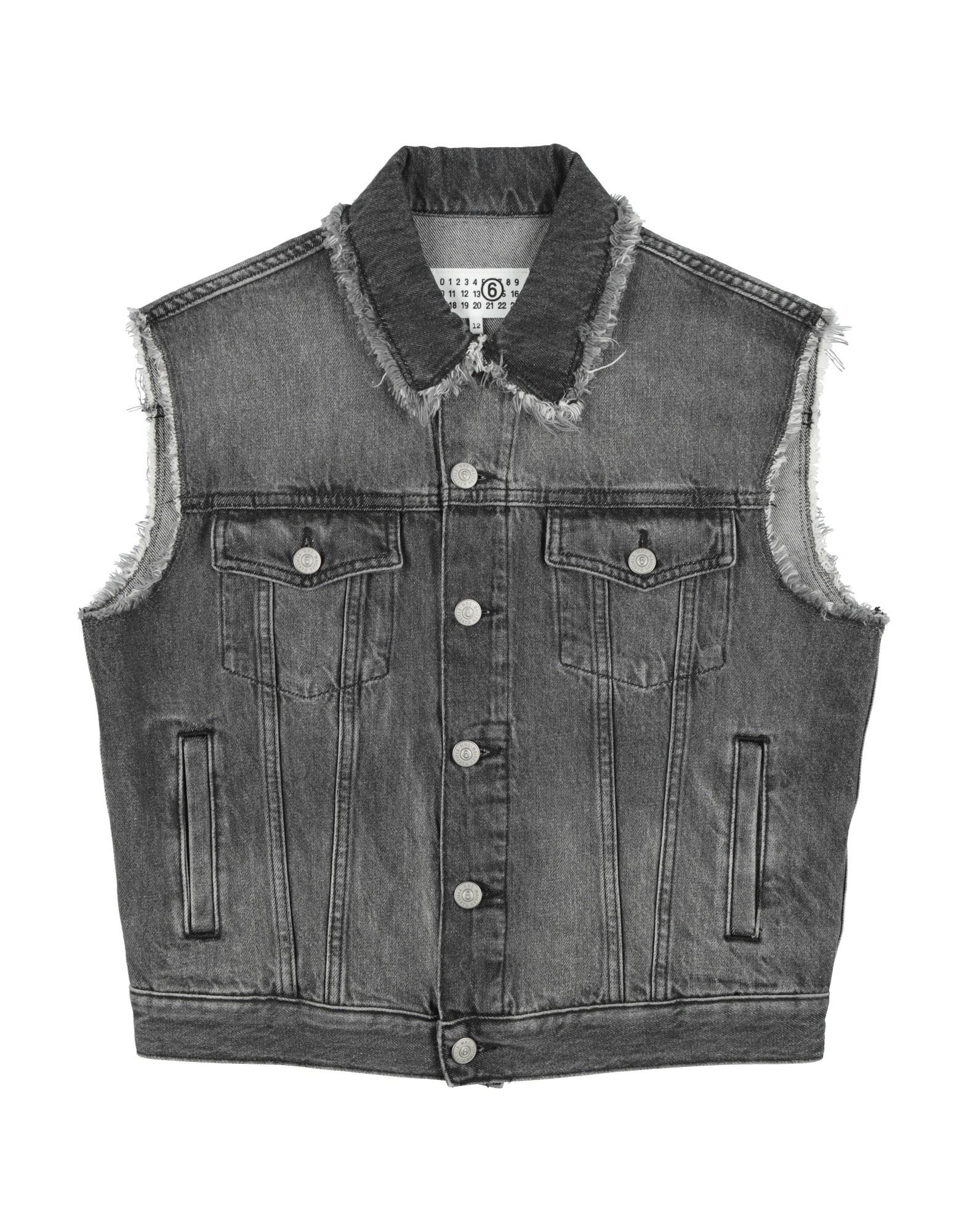 MM6 MAISON MARGIELA Jeansjacke/-mantel Kinder Grau MM6 MAISON MARGIELA Jeansjacke/-mantel Kinder Grau von MM6 MAISON MARGIELA