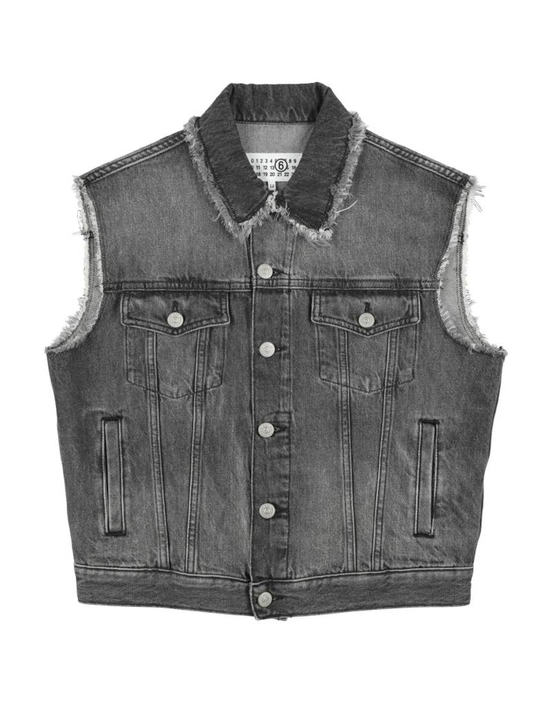 MM6 MAISON MARGIELA Jeansjacke/-mantel Kinder Grau von MM6 MAISON MARGIELA