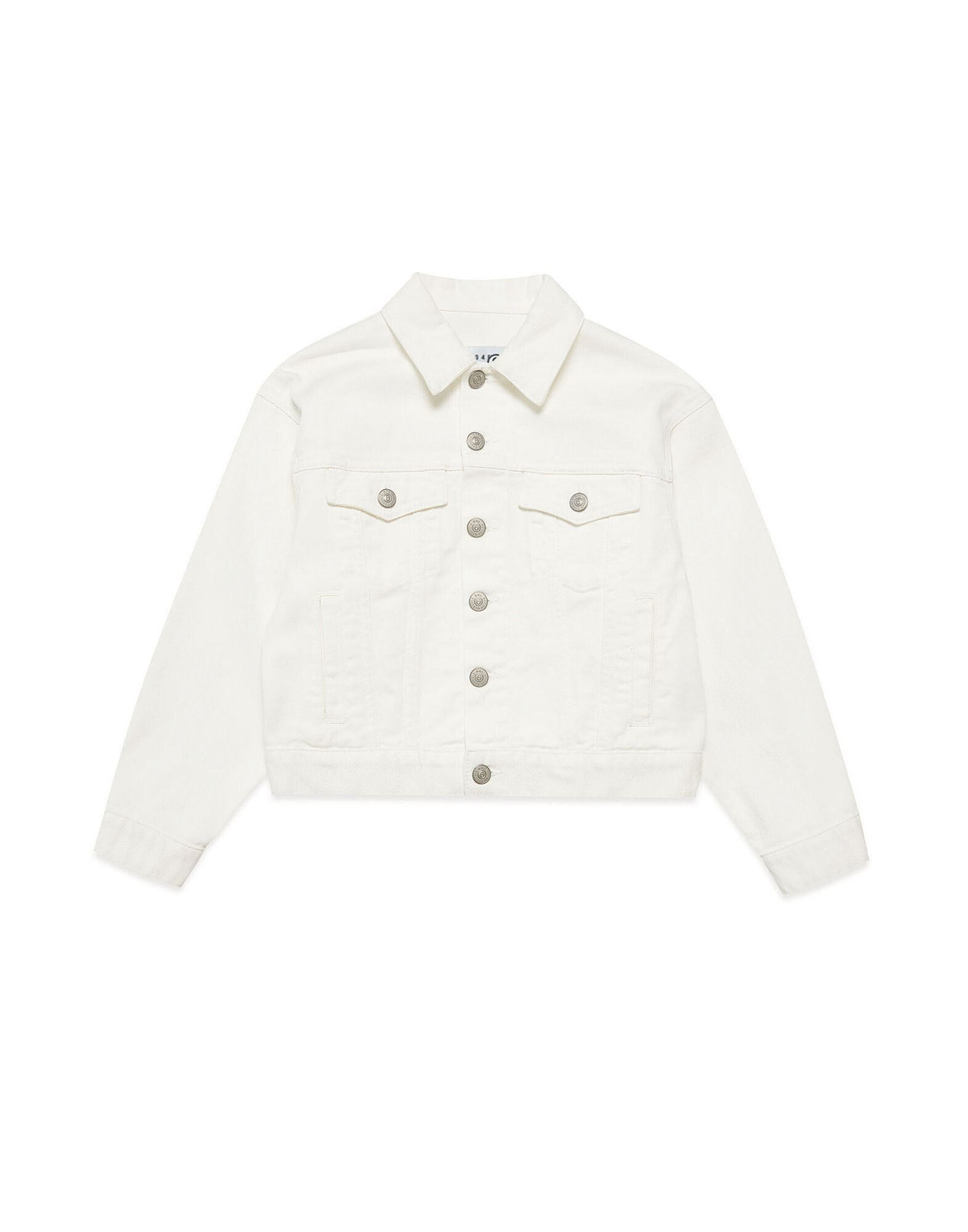 MM6 MAISON MARGIELA Jeansjacke/-mantel Kinder Off white von MM6 MAISON MARGIELA