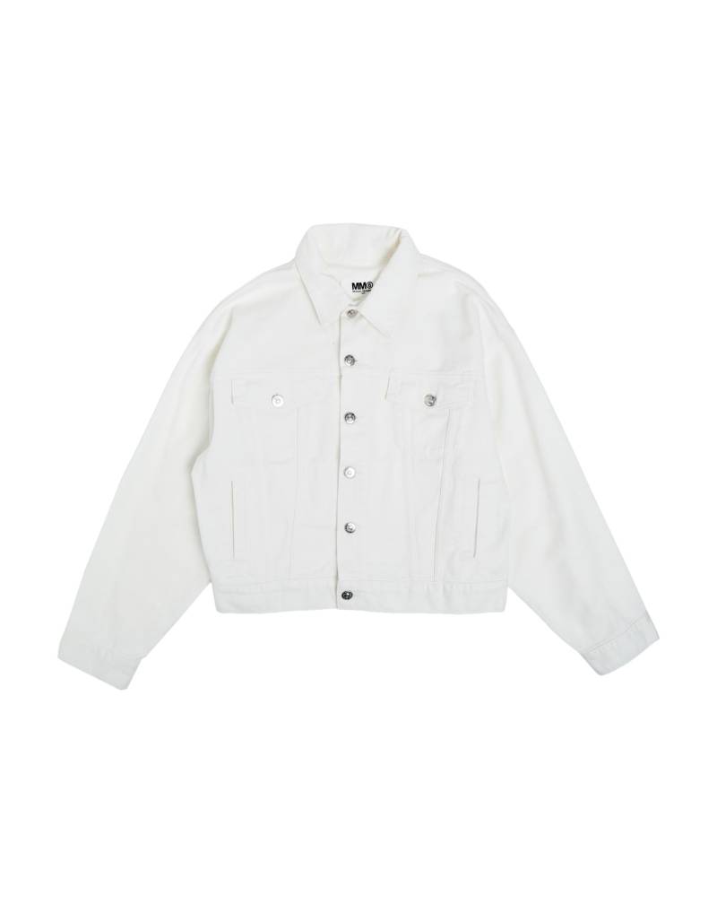 MM6 MAISON MARGIELA Jeansjacke/-mantel Kinder Weiß von MM6 MAISON MARGIELA