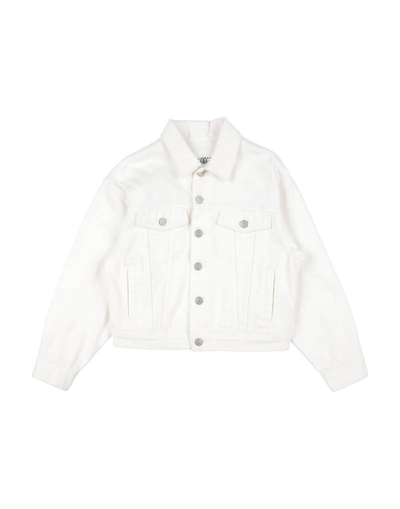 MM6 MAISON MARGIELA Jeansjacke/-mantel Kinder Weiß MM6 MAISON MARGIELA Jeansjacke/-mantel Kinder Weiß von MM6 MAISON MARGIELA