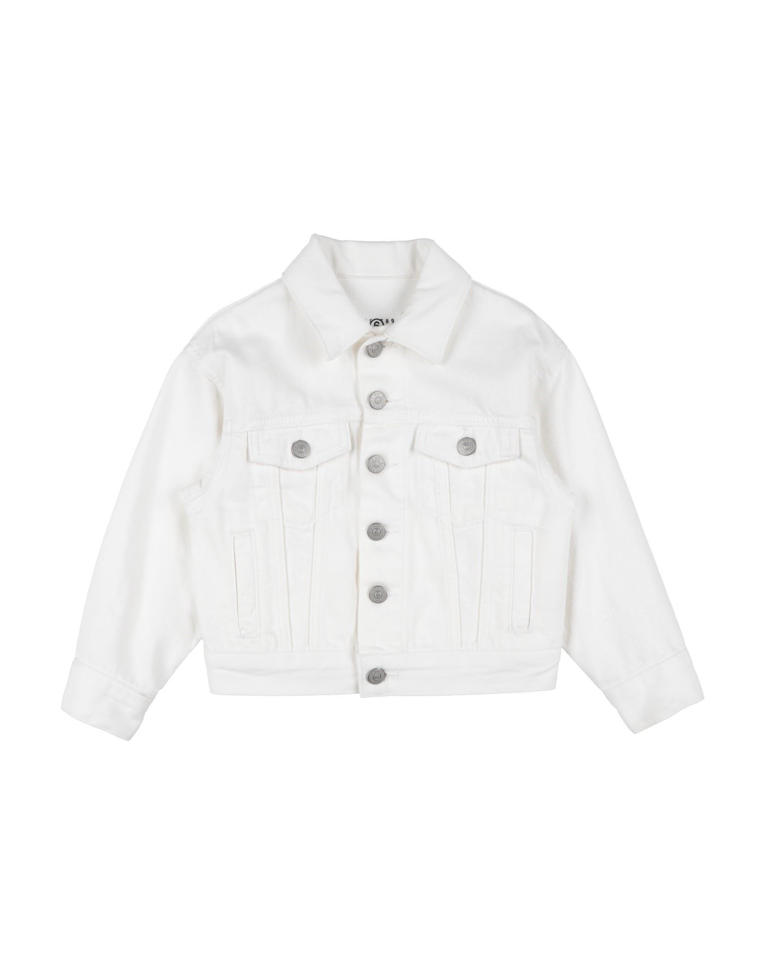 MM6 MAISON MARGIELA Jeansjacke/-mantel Kinder Weiß von MM6 MAISON MARGIELA