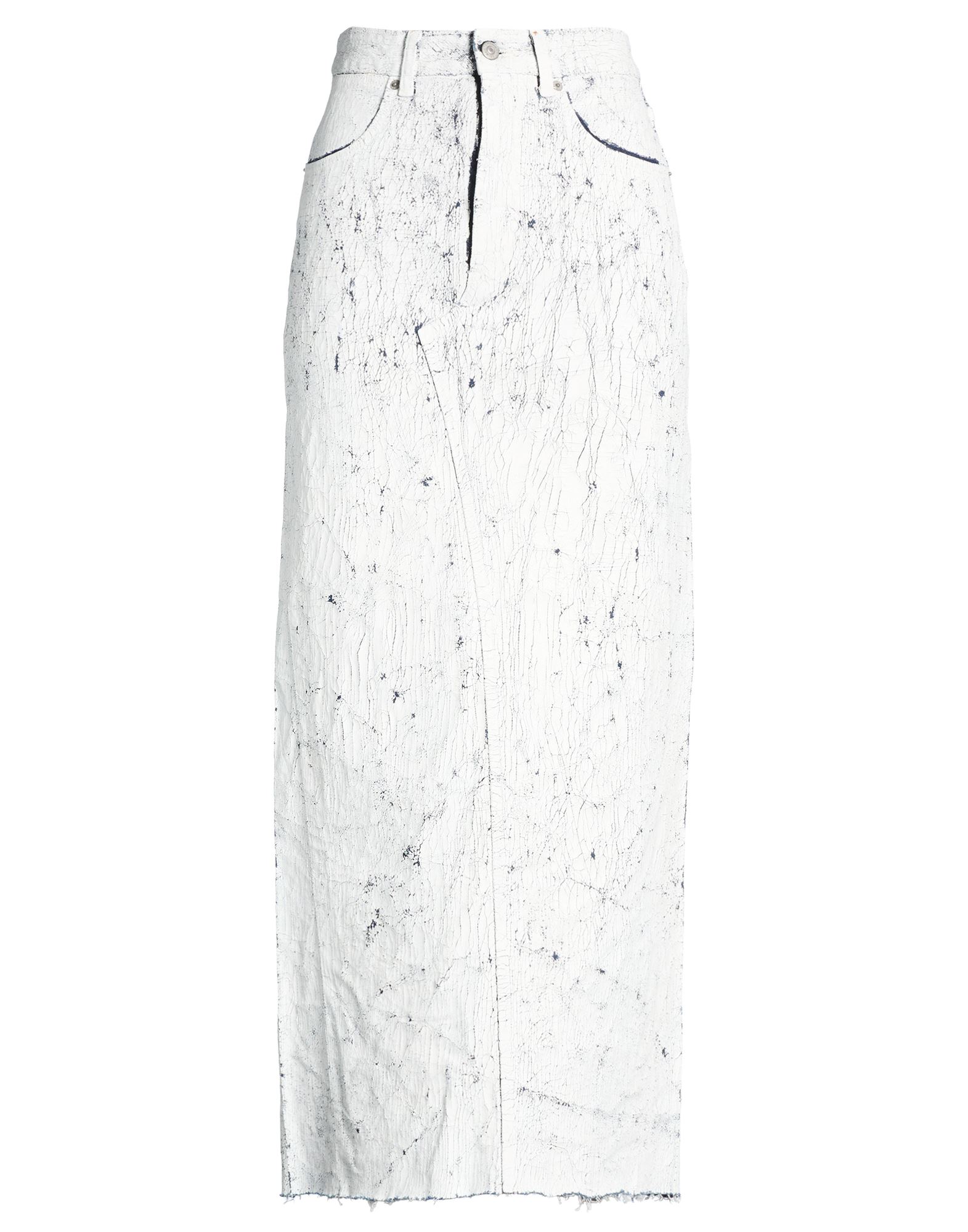 MM6 MAISON MARGIELA Jeansrock Damen Weiß von MM6 MAISON MARGIELA