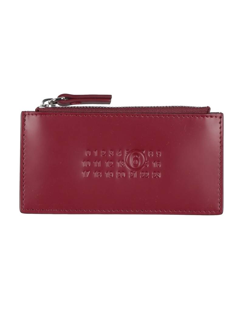 MM6 MAISON MARGIELA Kartenetui Damen Bordeaux von MM6 MAISON MARGIELA