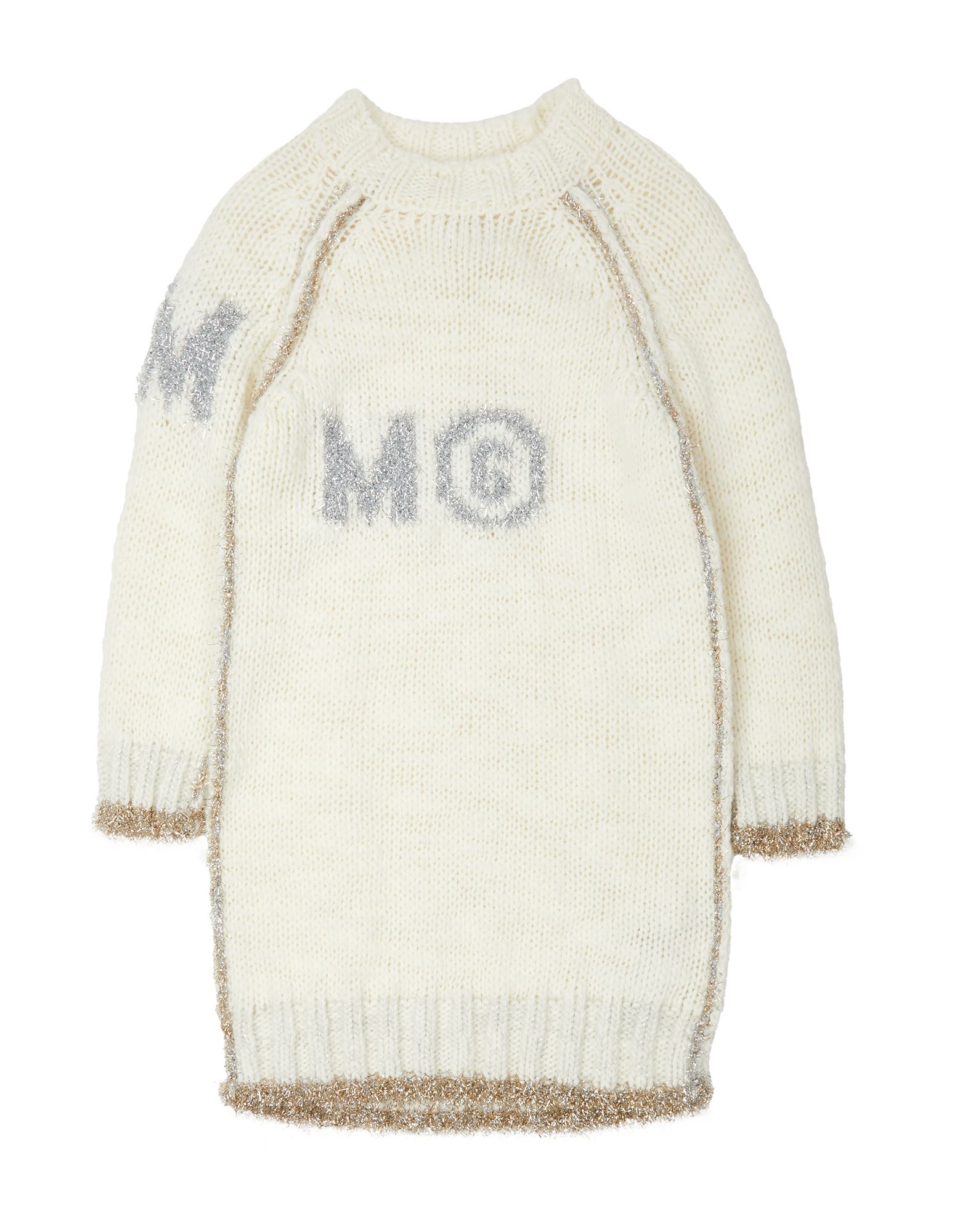 MM6 MAISON MARGIELA Kinderkleid Kinder Elfenbein MM6 MAISON MARGIELA Kinderkleid Kinder Elfenbein von MM6 MAISON MARGIELA