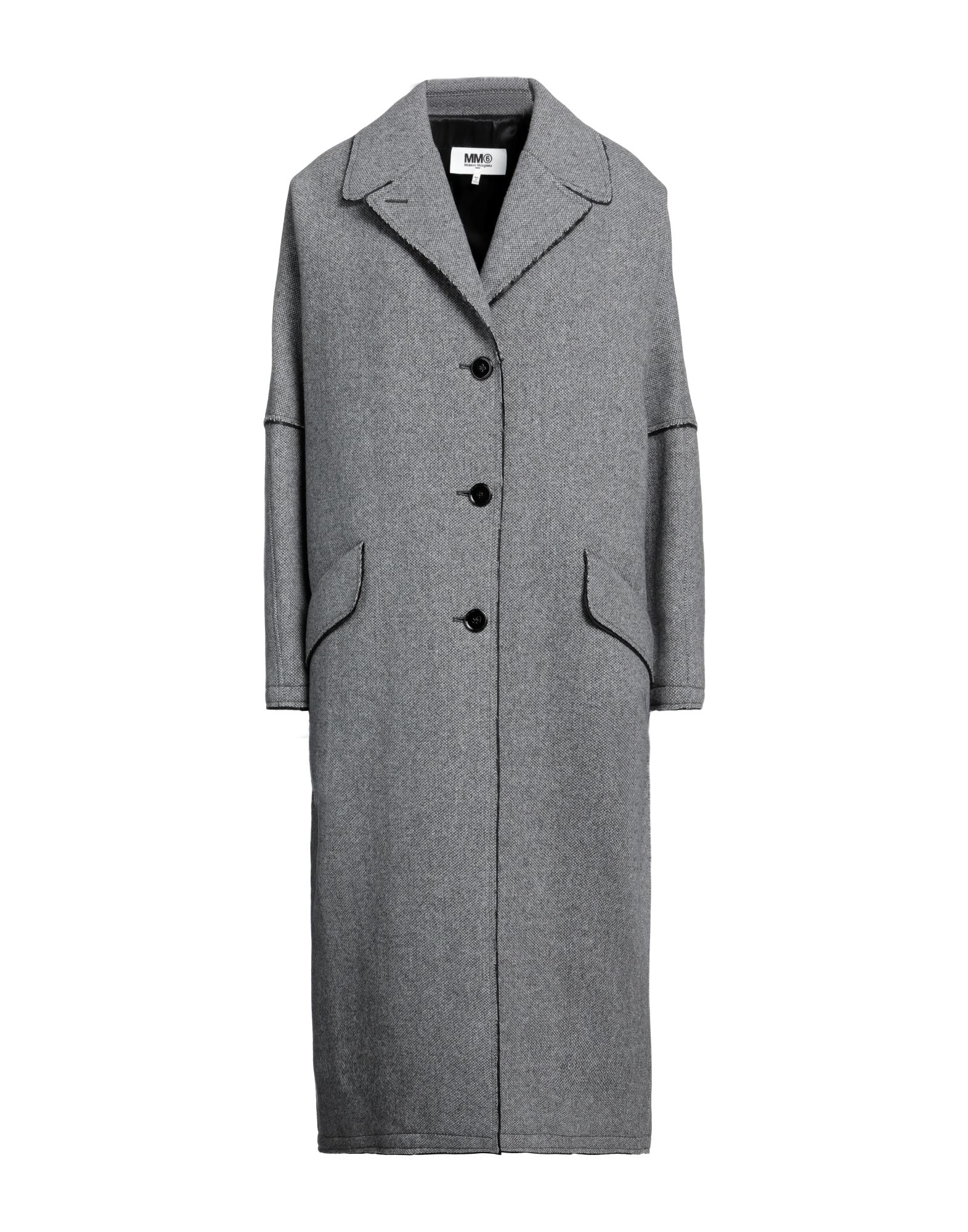 MM6 MAISON MARGIELA Mantel Damen Grau MM6 MAISON MARGIELA Mantel Damen Grau von MM6 MAISON MARGIELA