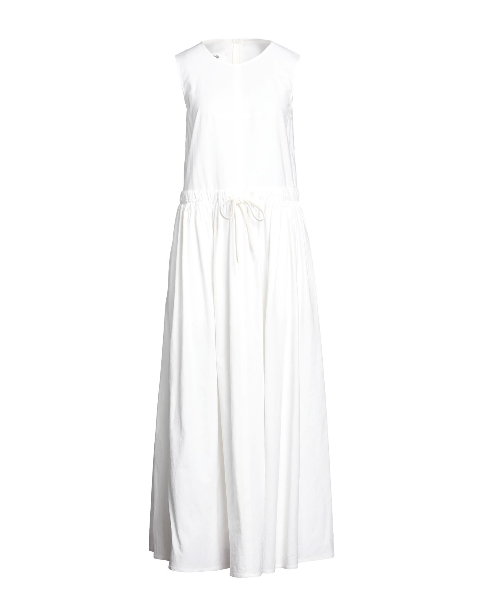 MM6 MAISON MARGIELA Maxi-kleid Damen Weiß MM6 MAISON MARGIELA Maxi-kleid Damen Weiß von MM6 MAISON MARGIELA