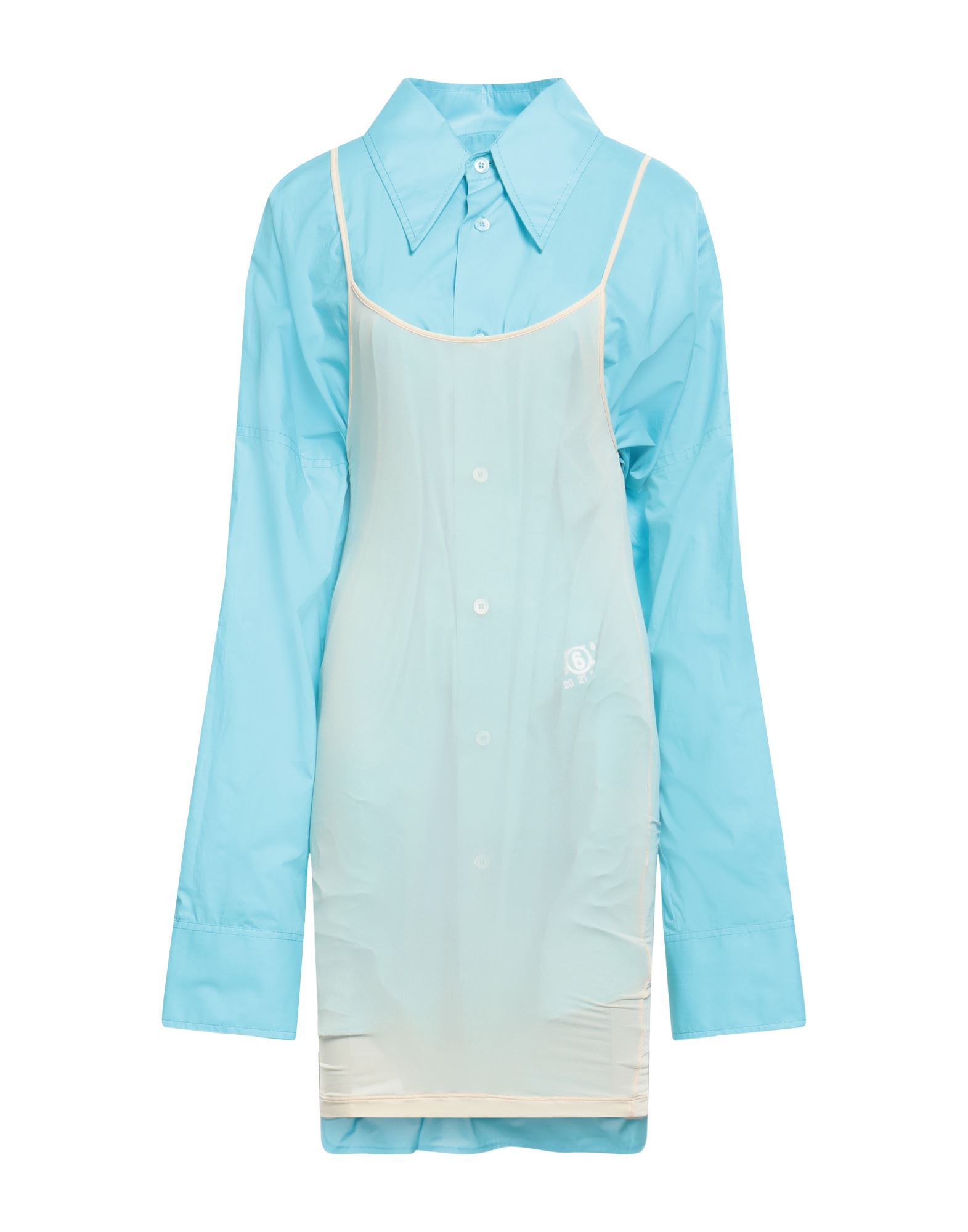 MM6 MAISON MARGIELA Midi-kleid Damen Azurblau MM6 MAISON MARGIELA Midi-kleid Damen Azurblau von MM6 MAISON MARGIELA