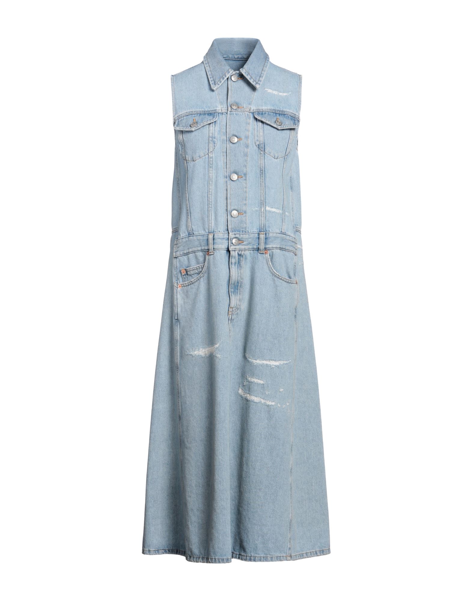 MM6 MAISON MARGIELA Midi-kleid Damen Blau von MM6 MAISON MARGIELA