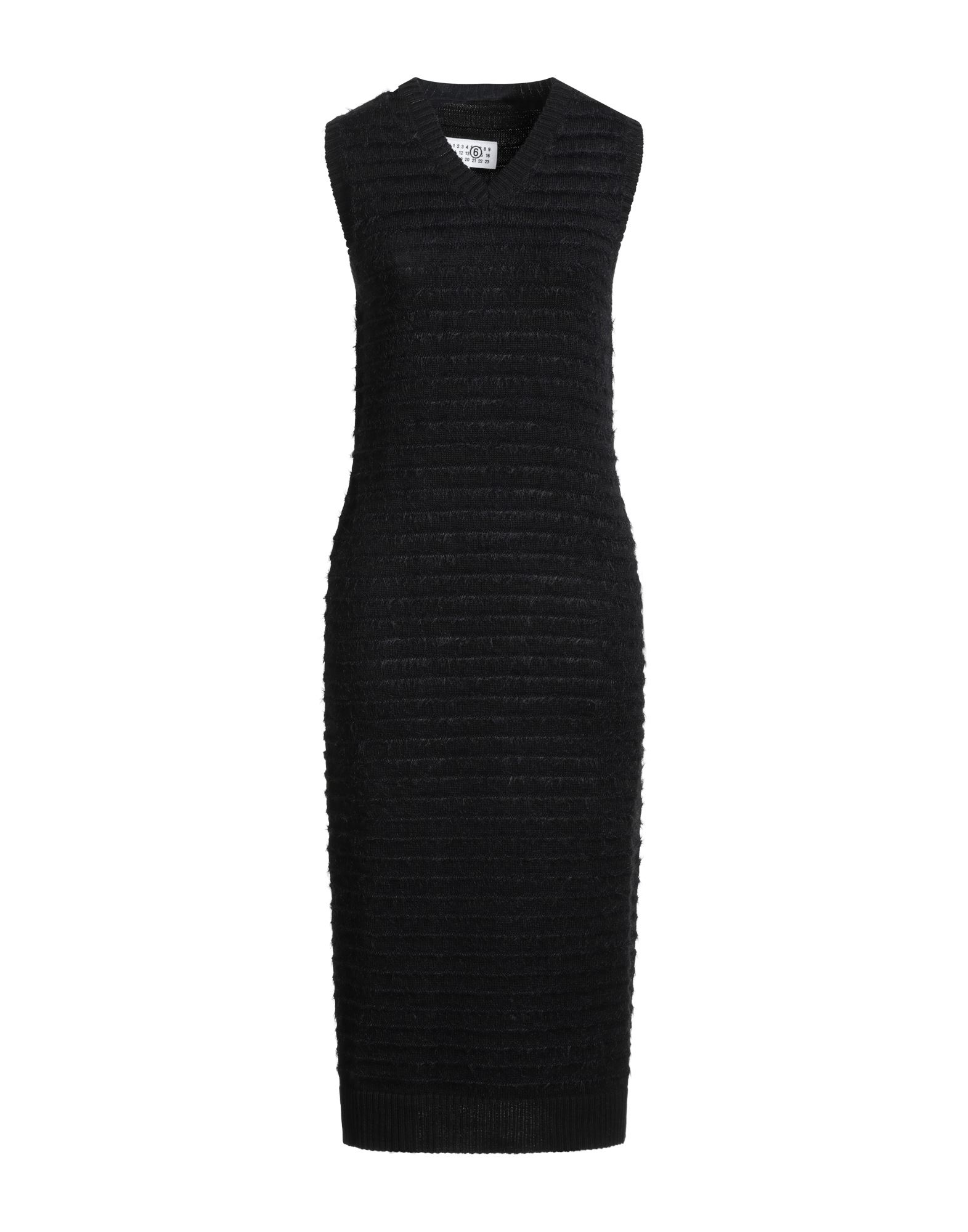 MM6 MAISON MARGIELA Midi-kleid Damen Schwarz von MM6 MAISON MARGIELA