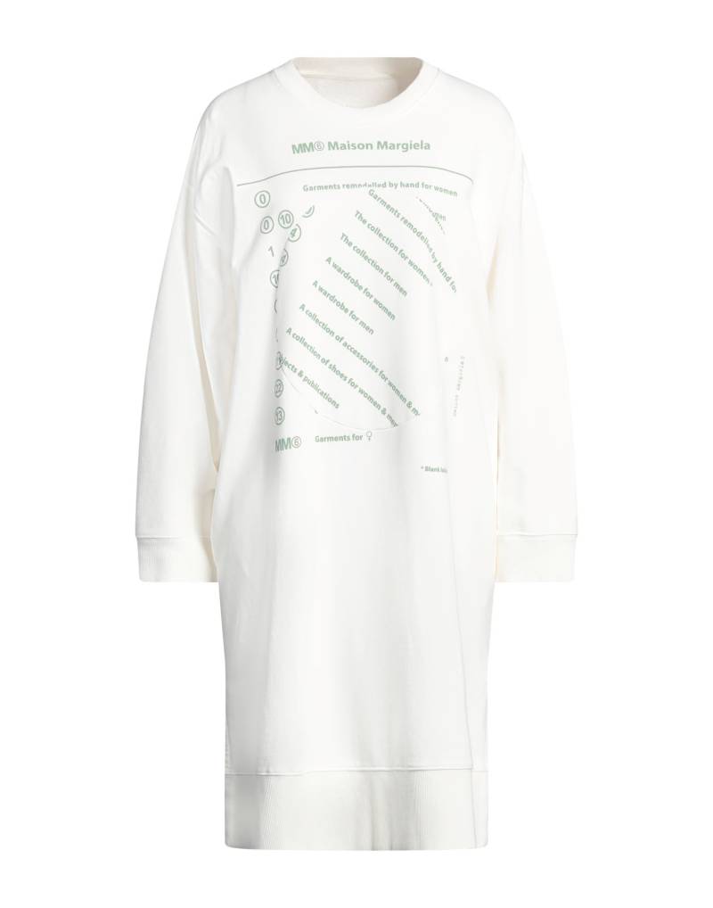 MM6 MAISON MARGIELA Midi-kleid Damen Weiß von MM6 MAISON MARGIELA