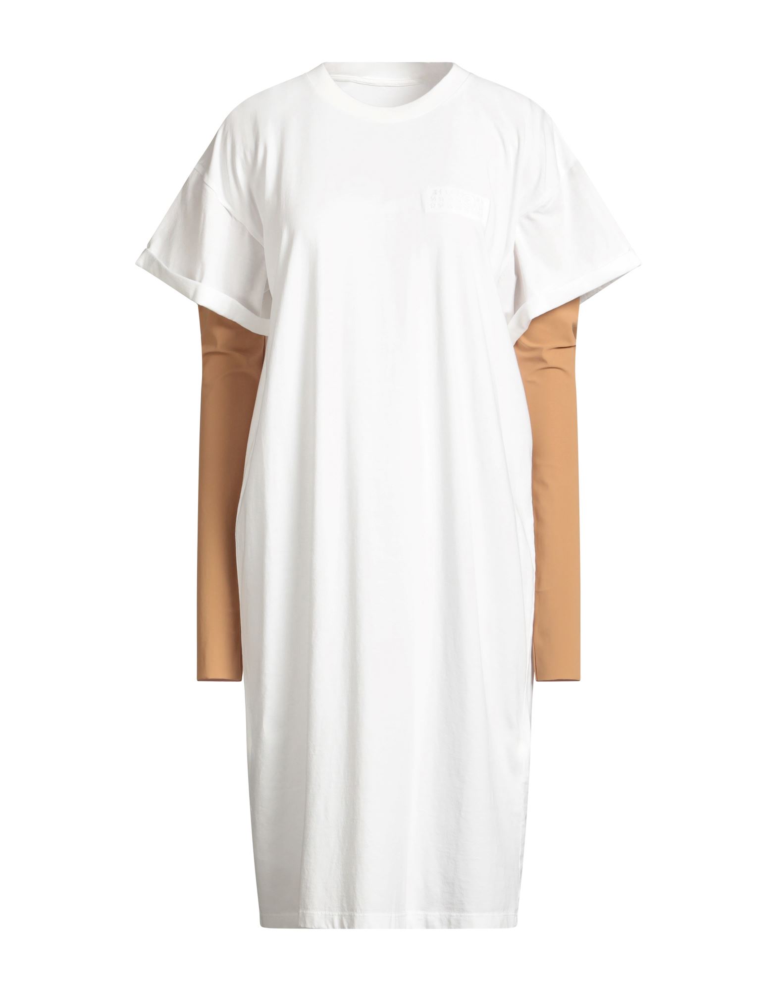 MM6 MAISON MARGIELA Midi-kleid Damen Weiß MM6 MAISON MARGIELA Midi-kleid Damen Weiß von MM6 MAISON MARGIELA