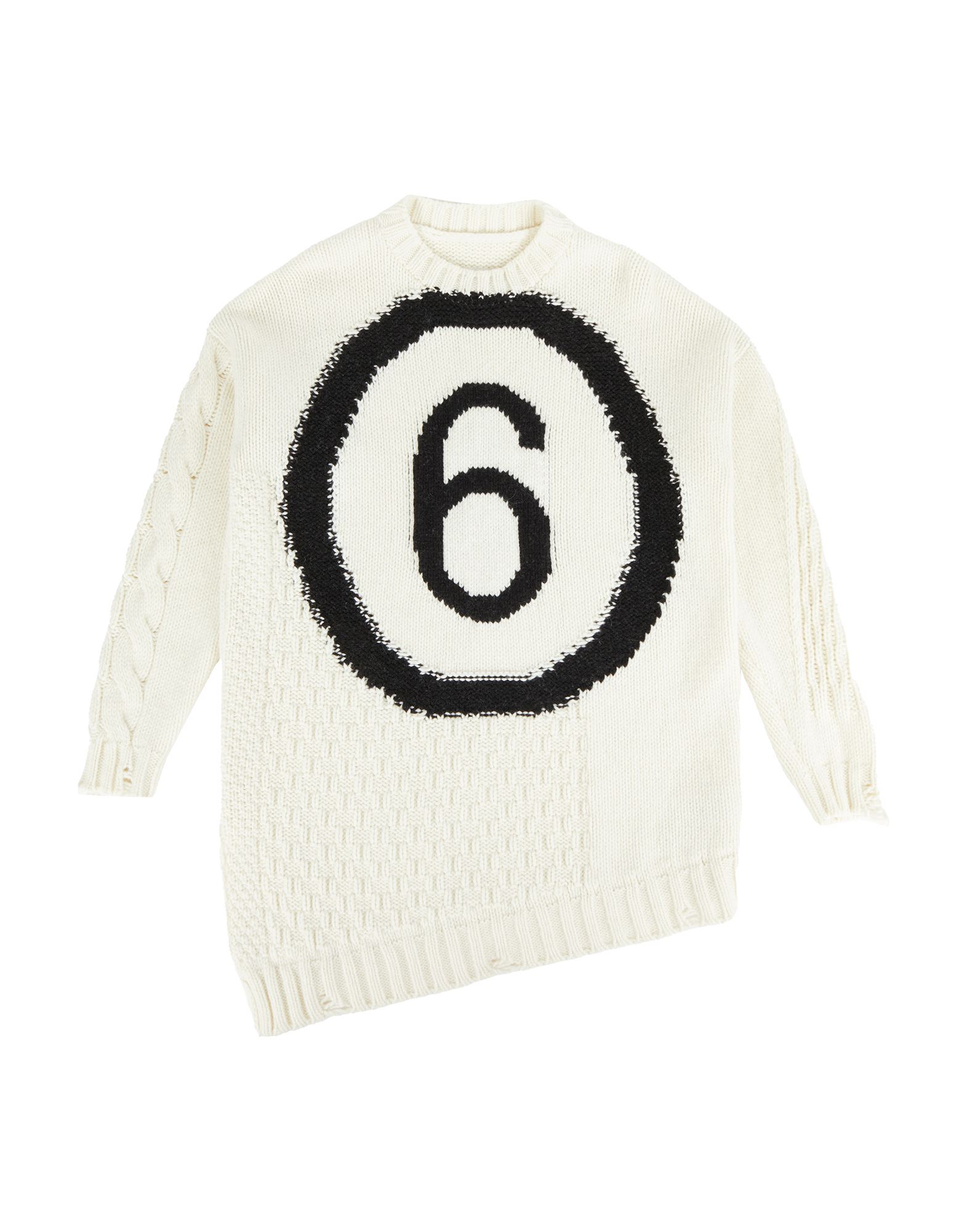 MM6 MAISON MARGIELA Pullover Kinder Elfenbein von MM6 MAISON MARGIELA