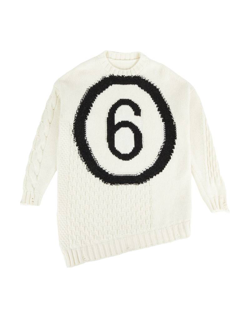 MM6 MAISON MARGIELA Pullover Kinder Elfenbein von MM6 MAISON MARGIELA