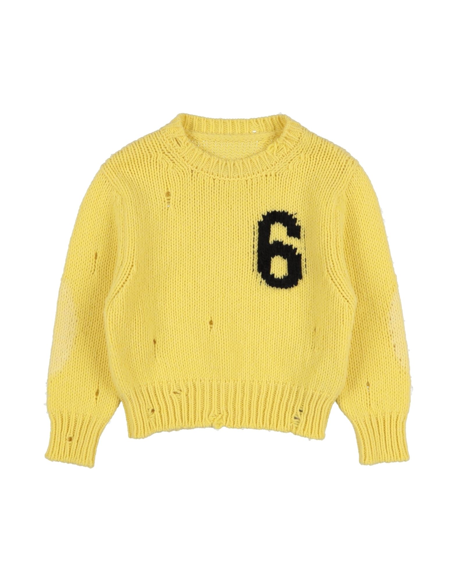 MM6 MAISON MARGIELA Pullover Kinder Gelb von MM6 MAISON MARGIELA