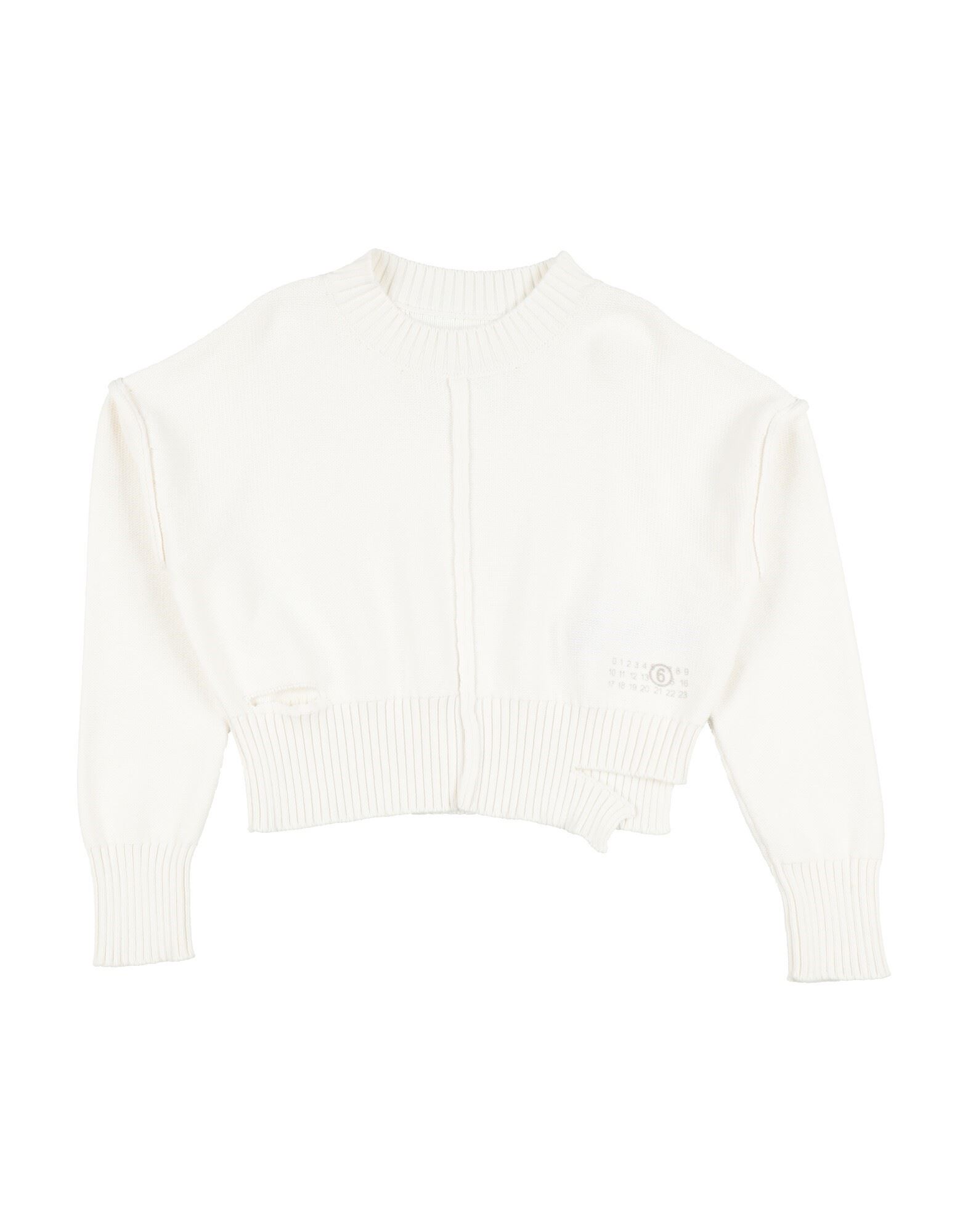 MM6 MAISON MARGIELA Pullover Kinder Off white von MM6 MAISON MARGIELA
