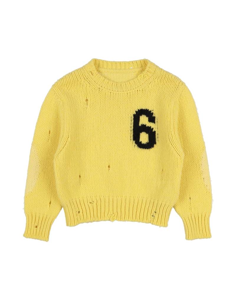 MM6 MAISON MARGIELA Pullover Kinder Pastellgelb von MM6 MAISON MARGIELA