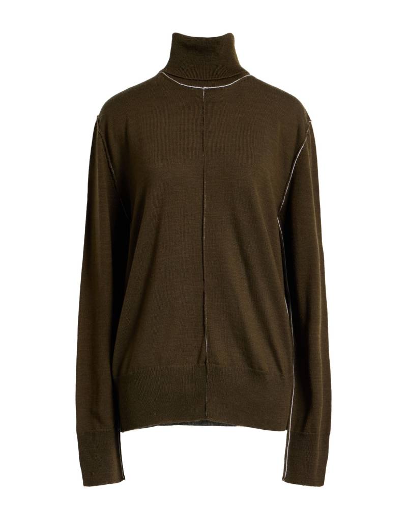 MM6 MAISON MARGIELA Rollkragenpullover Damen Khaki von MM6 MAISON MARGIELA