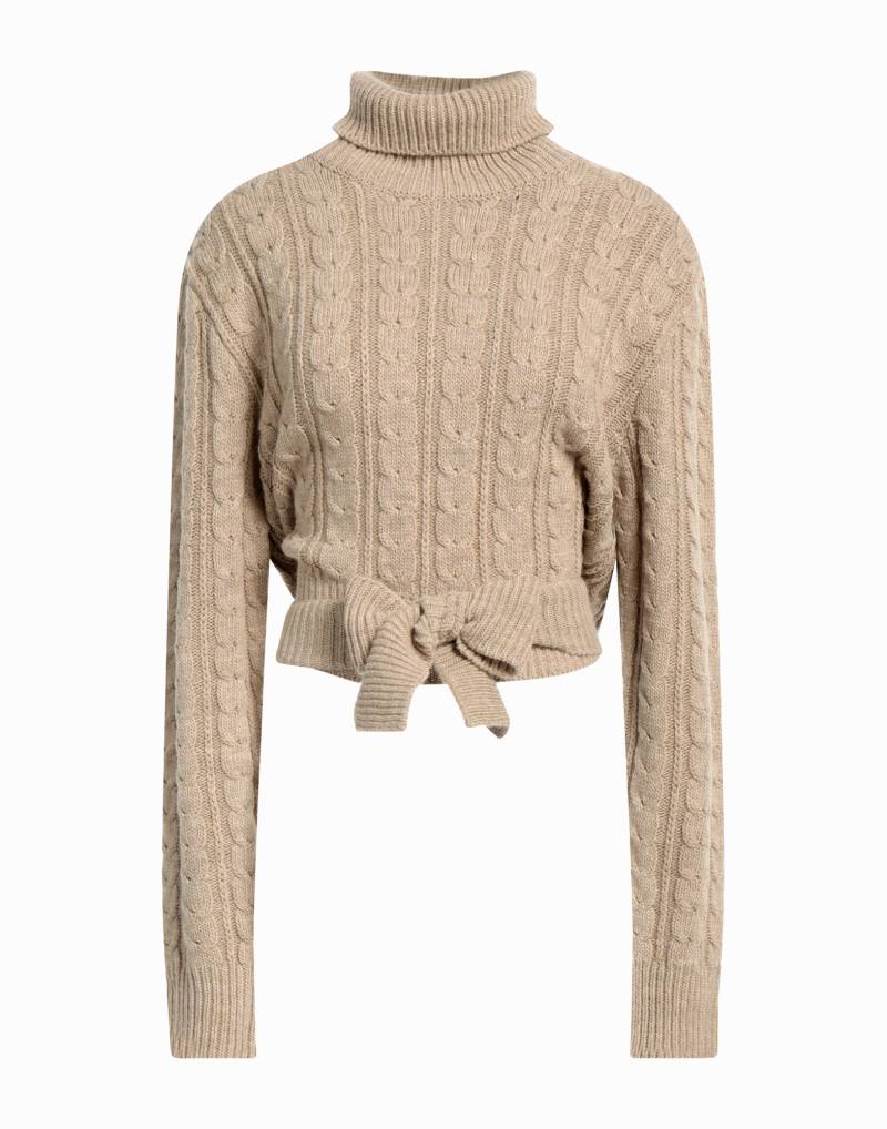 MM6 MAISON MARGIELA Rollkragenpullover Damen Khaki von MM6 MAISON MARGIELA