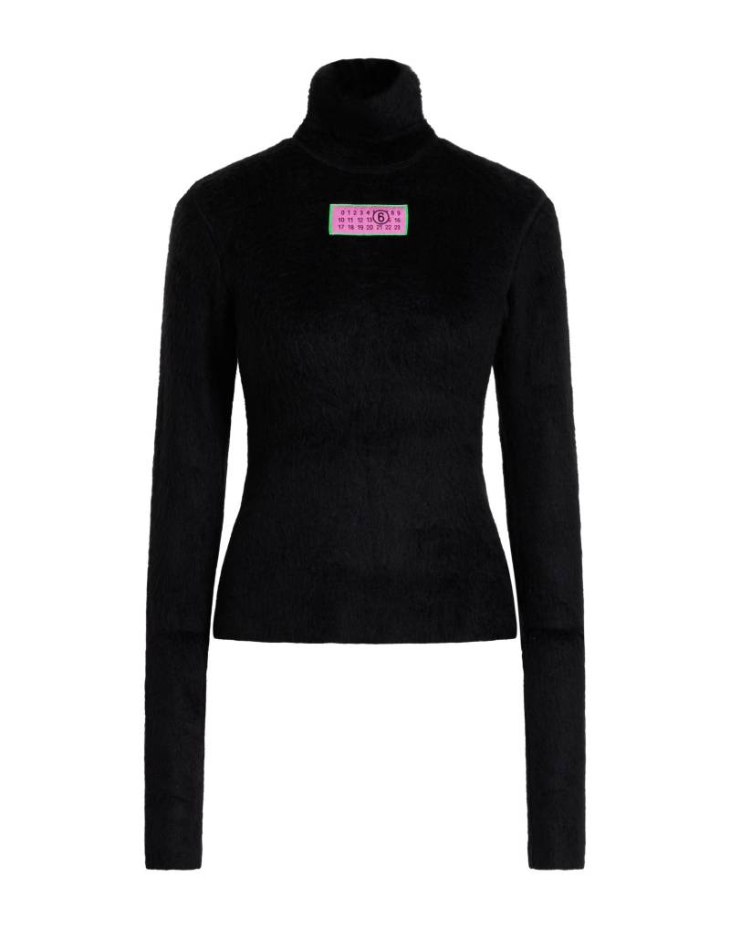 MM6 MAISON MARGIELA Rollkragenpullover Damen Schwarz von MM6 MAISON MARGIELA