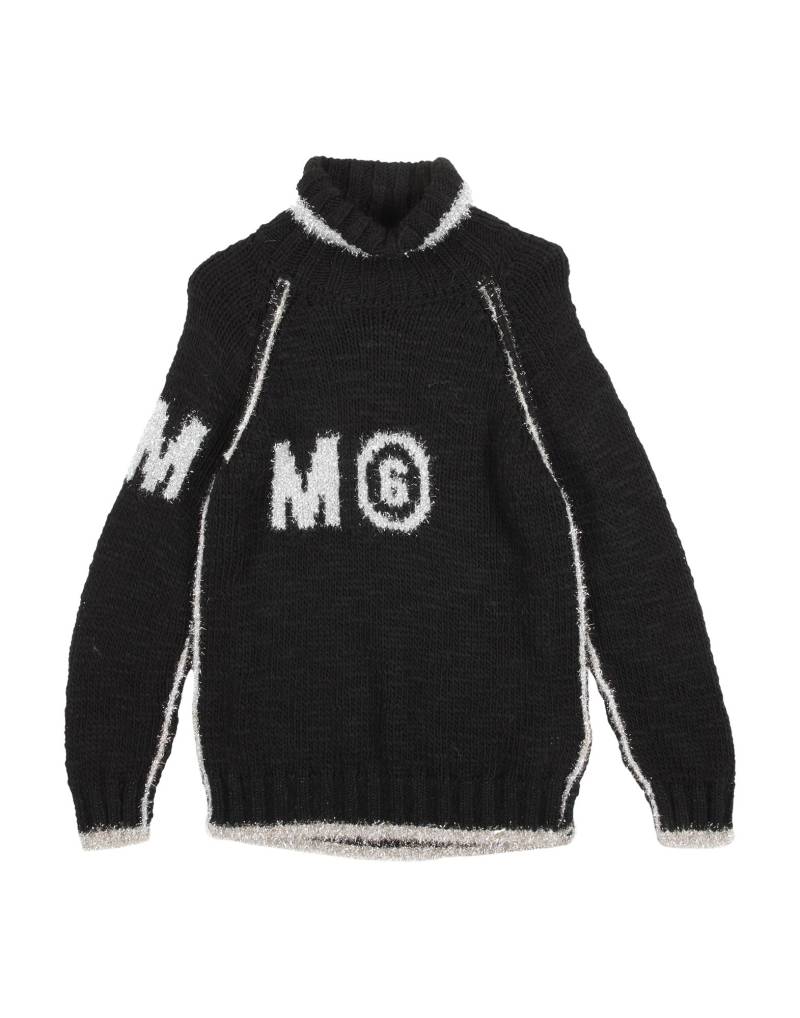 MM6 MAISON MARGIELA Rollkragenpullover Kinder Schwarz von MM6 MAISON MARGIELA
