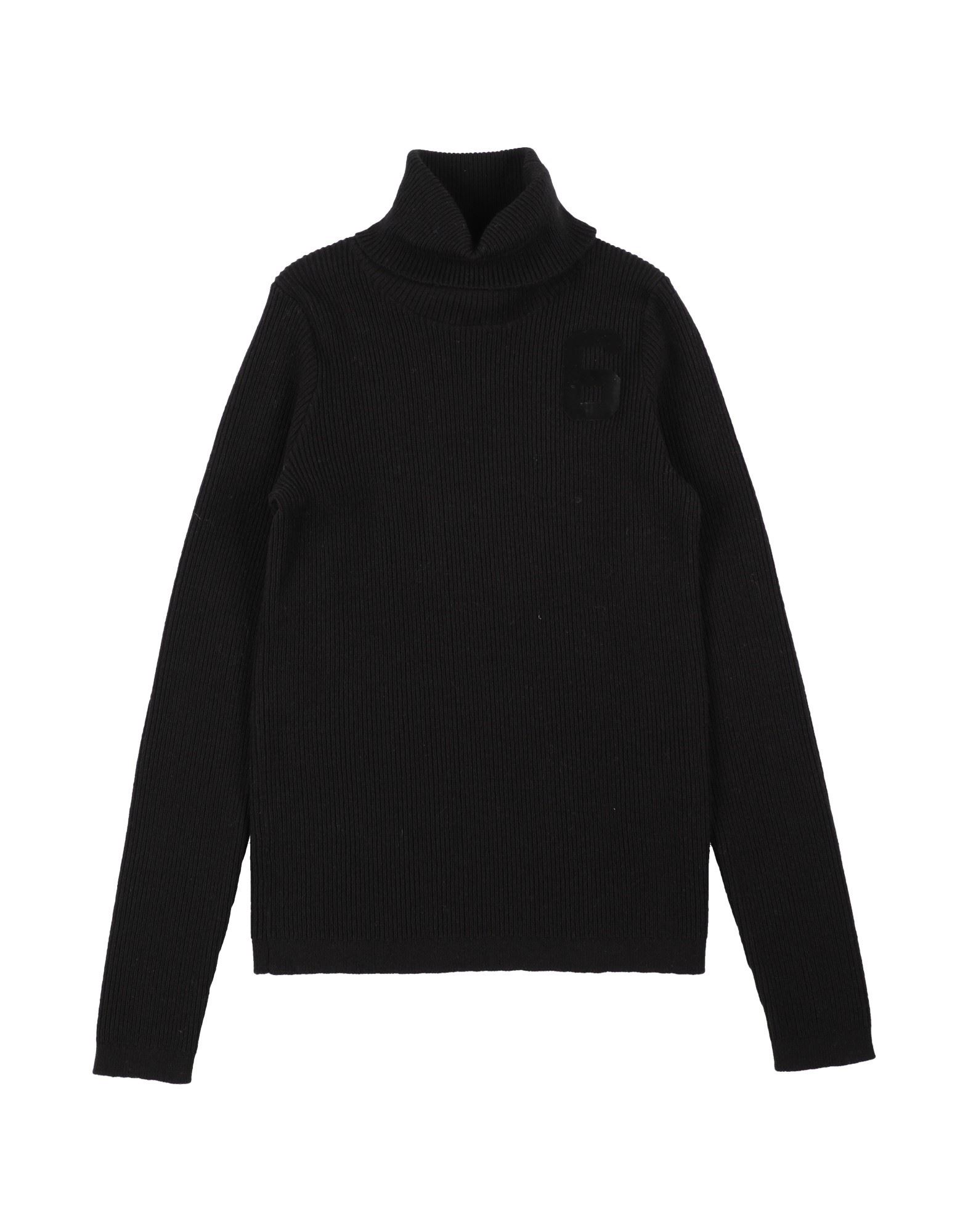 MM6 MAISON MARGIELA Rollkragenpullover Kinder Schwarz von MM6 MAISON MARGIELA