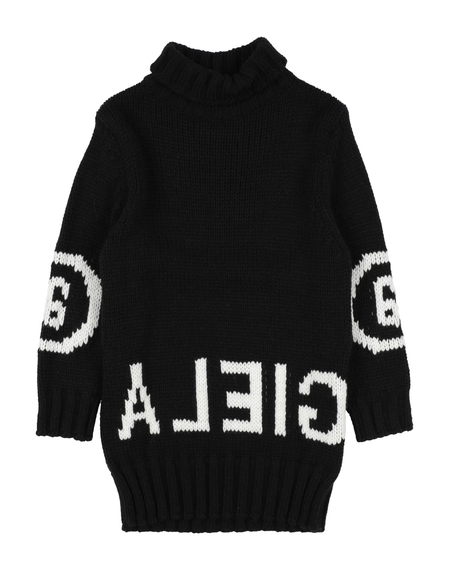 MM6 MAISON MARGIELA Rollkragenpullover Kinder Schwarz MM6 MAISON MARGIELA Rollkragenpullover Kinder Schwarz von MM6 MAISON MARGIELA