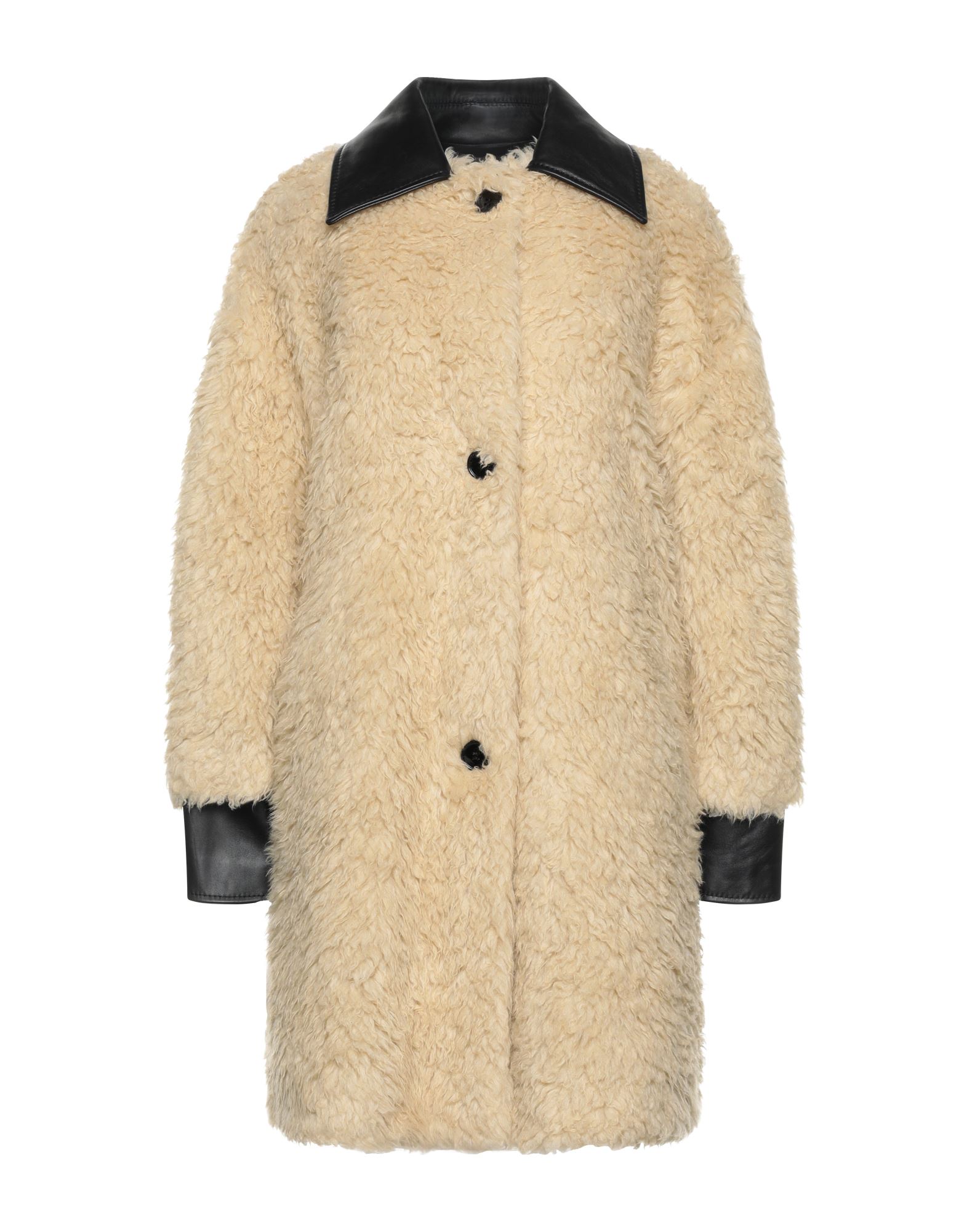 MM6 MAISON MARGIELA Shearling- & Kunstfell Damen Sand von MM6 MAISON MARGIELA