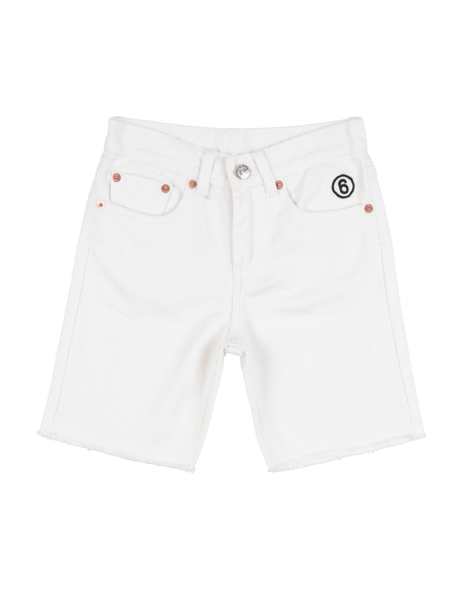 MM6 MAISON MARGIELA Shorts & Bermudashorts Kinder Weiß von MM6 MAISON MARGIELA