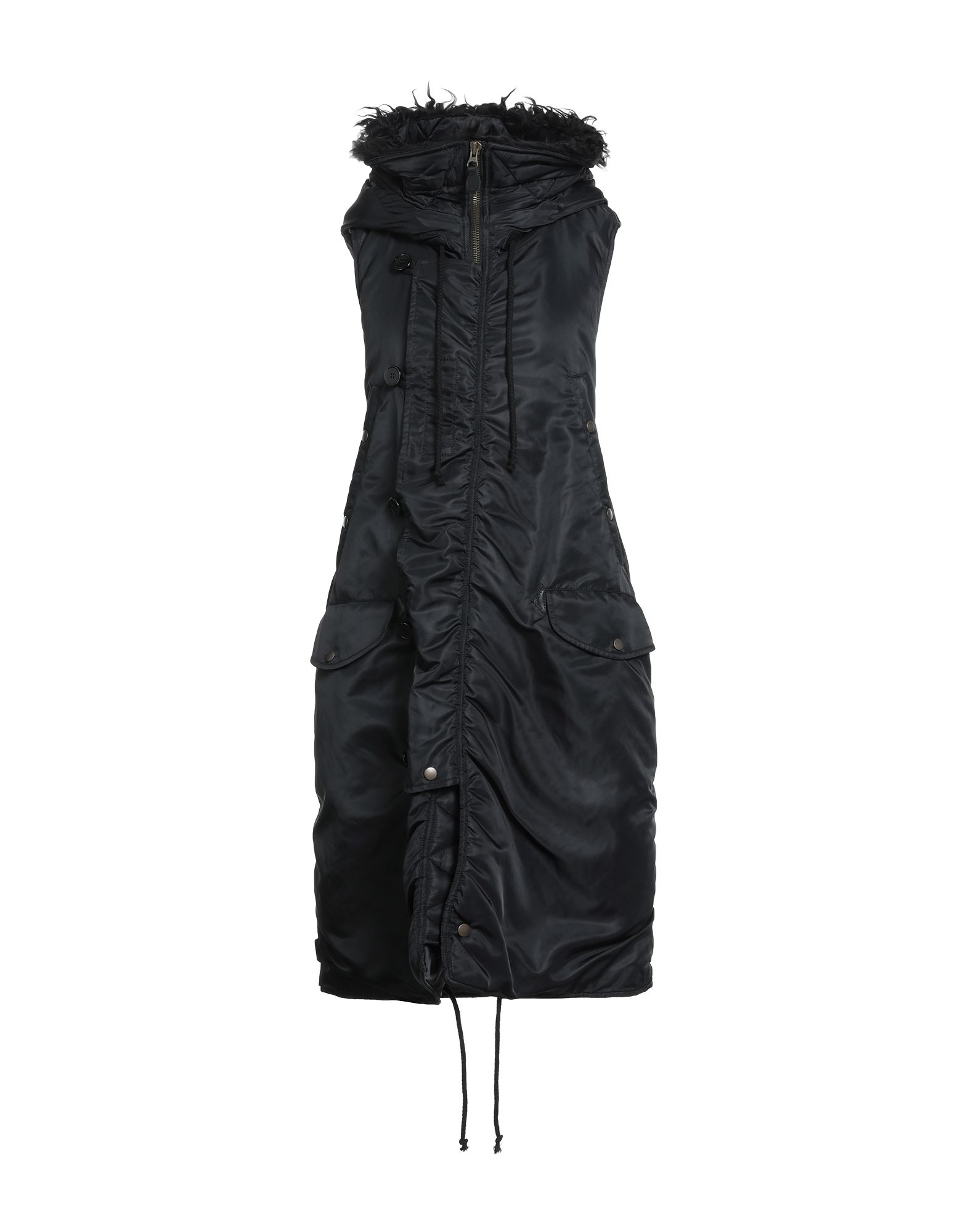 MM6 MAISON MARGIELA Mantel Damen Schwarz von MM6 MAISON MARGIELA