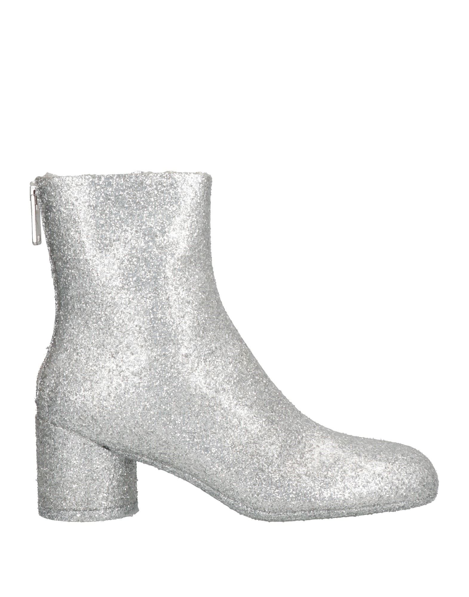 MM6 MAISON MARGIELA Stiefelette Damen Silber von MM6 MAISON MARGIELA