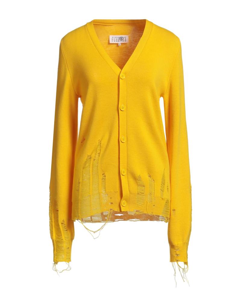 MM6 MAISON MARGIELA Strickjacke Damen Gelb von MM6 MAISON MARGIELA