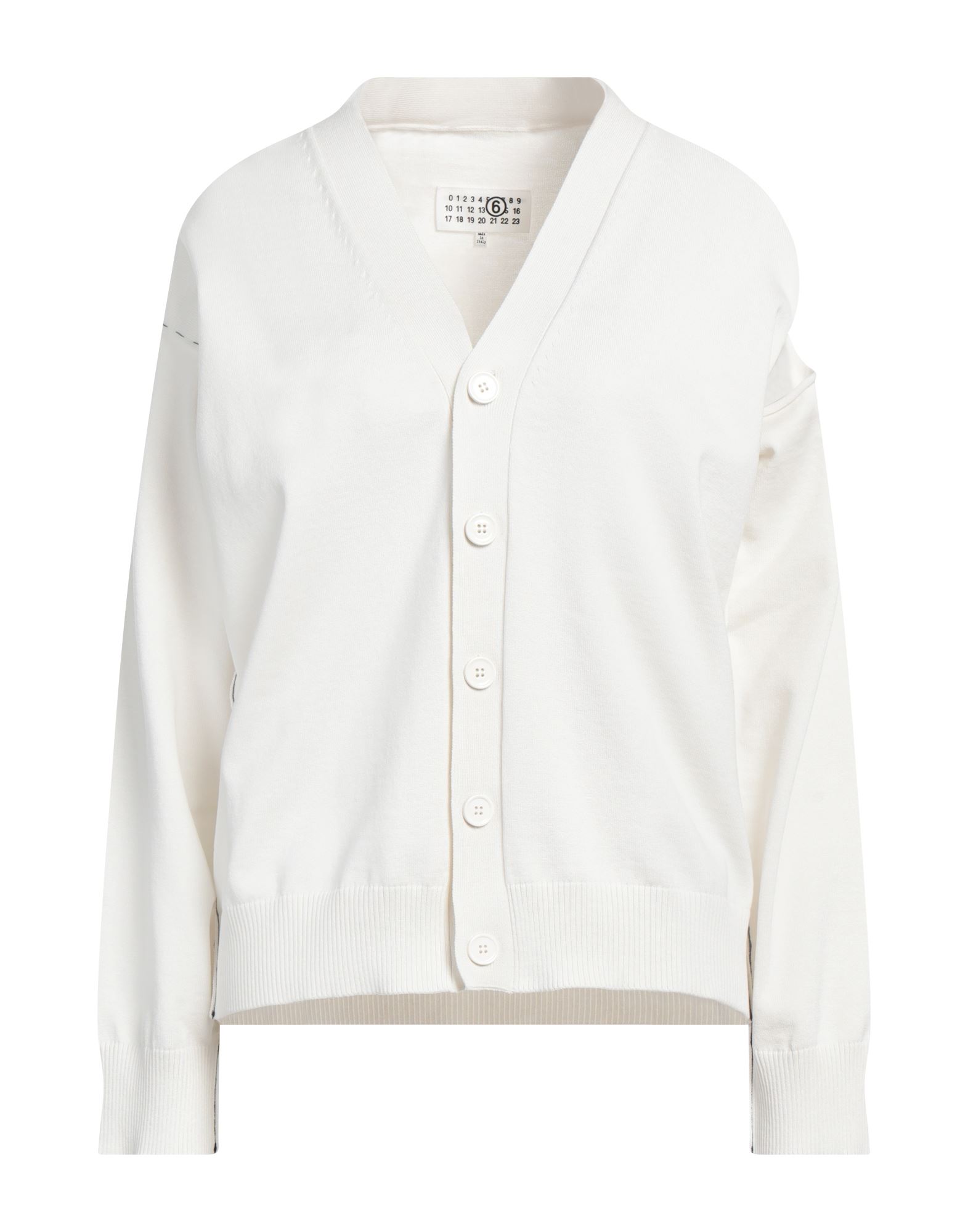 MM6 MAISON MARGIELA Strickjacke Damen Off white MM6 MAISON MARGIELA Strickjacke Damen Off white von MM6 MAISON MARGIELA