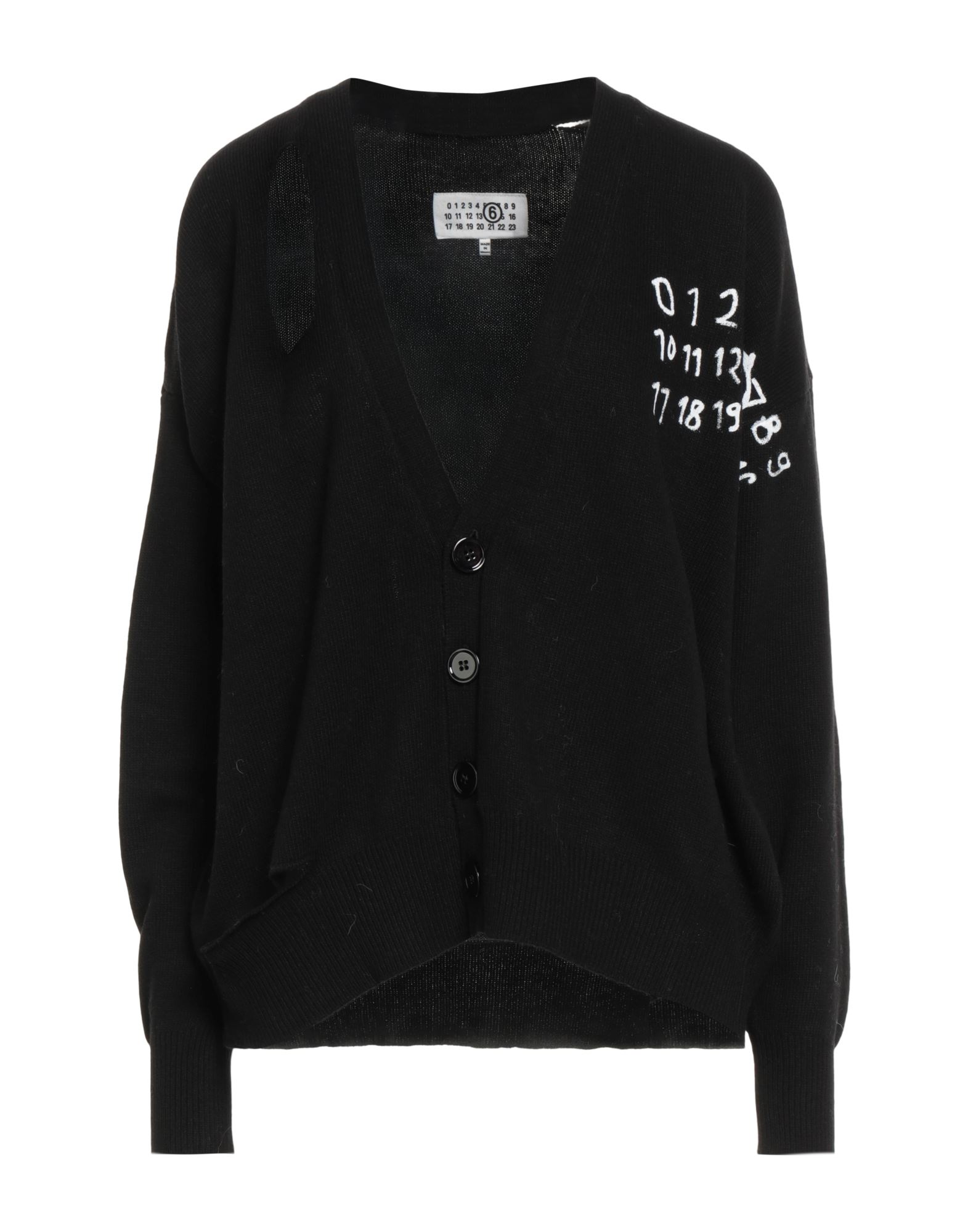MM6 MAISON MARGIELA Strickjacke Damen Schwarz MM6 MAISON MARGIELA Strickjacke Damen Schwarz von MM6 MAISON MARGIELA