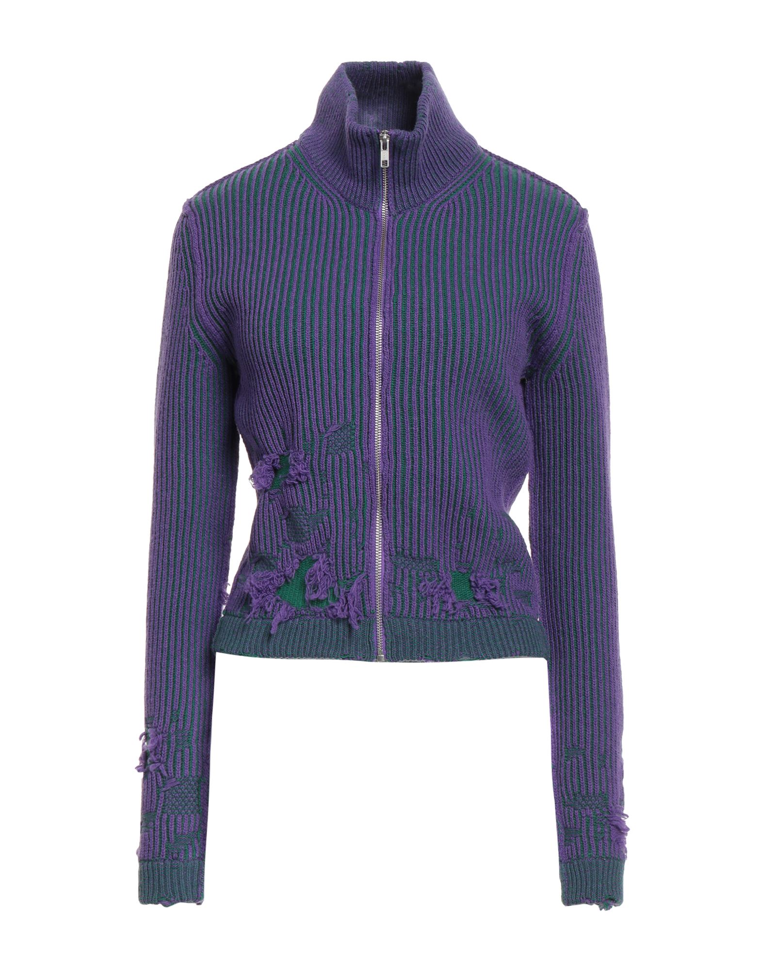 MM6 MAISON MARGIELA Strickjacke Damen Violett MM6 MAISON MARGIELA Strickjacke Damen Violett von MM6 MAISON MARGIELA