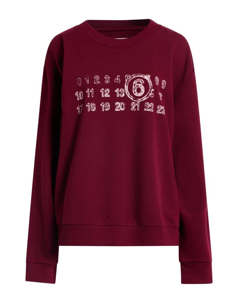 MM6 MAISON MARGIELA Sweatshirt Damen Bordeaux von MM6 MAISON MARGIELA