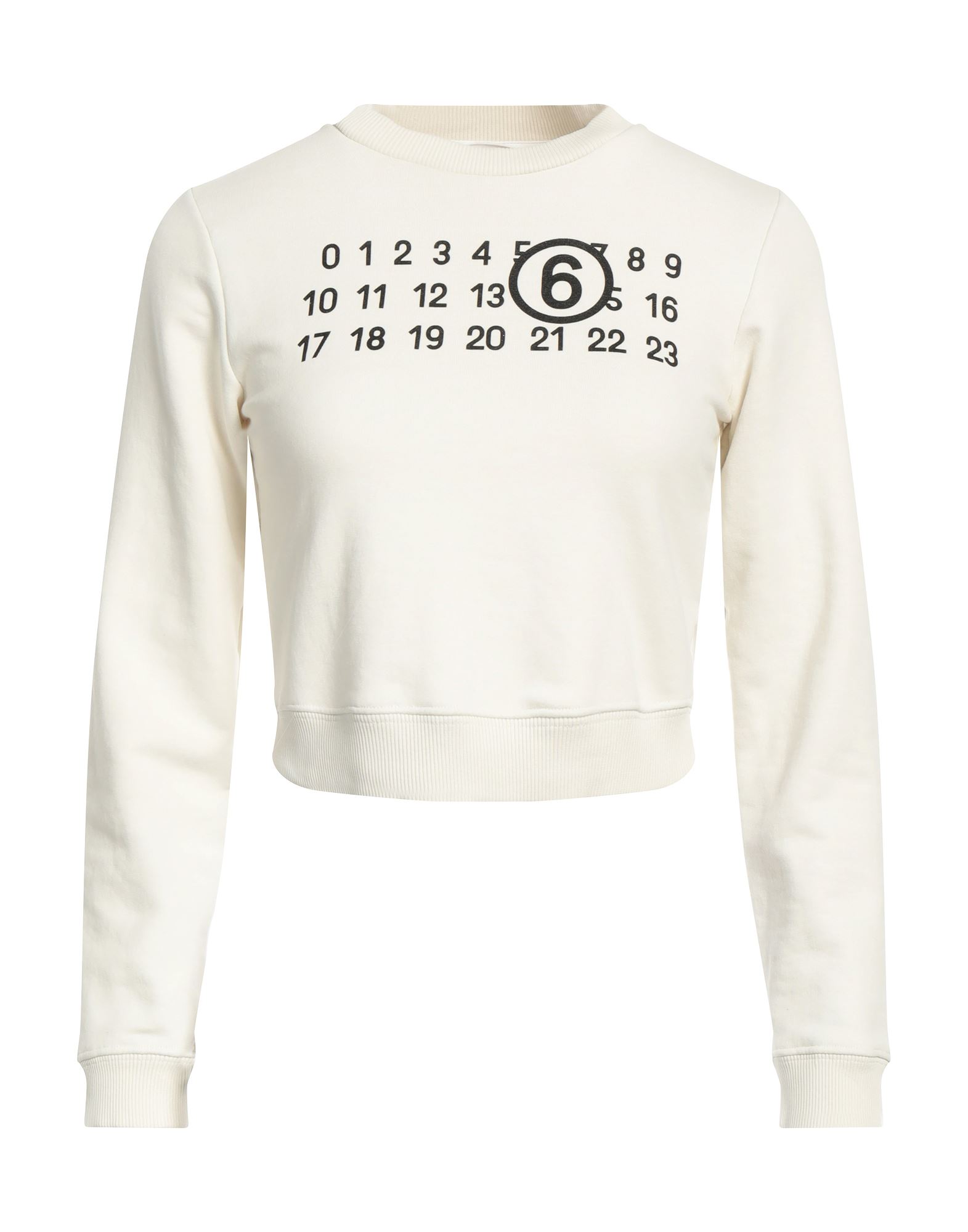 MM6 MAISON MARGIELA Sweatshirt Damen Cremeweiß von MM6 MAISON MARGIELA