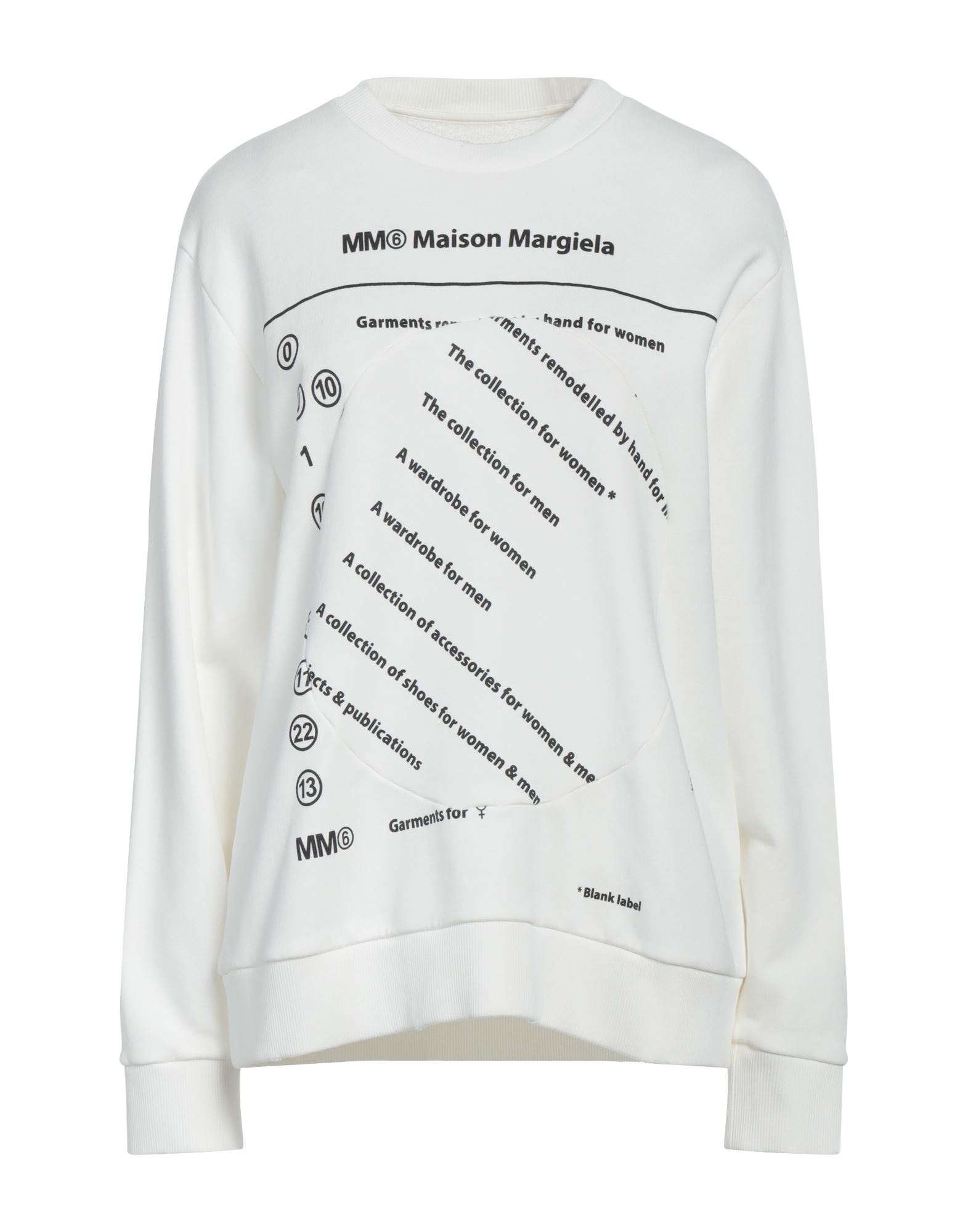 MM6 MAISON MARGIELA Sweatshirt Damen Off white von MM6 MAISON MARGIELA