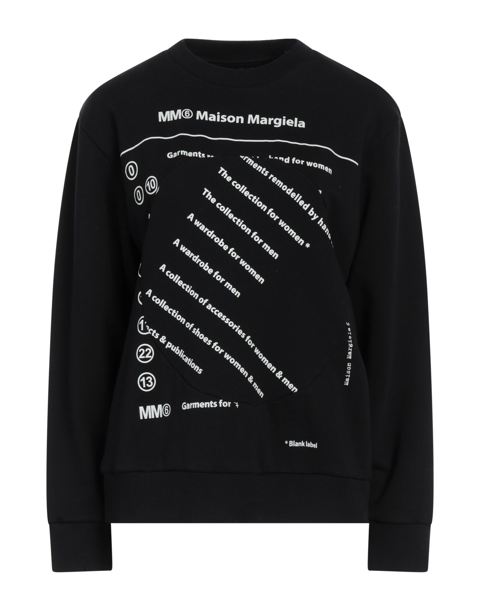 MM6 MAISON MARGIELA Sweatshirt Damen Schwarz von MM6 MAISON MARGIELA