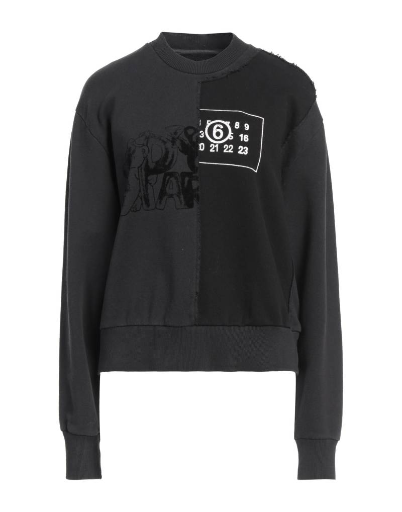 MM6 MAISON MARGIELA Sweatshirt Damen Schwarz von MM6 MAISON MARGIELA