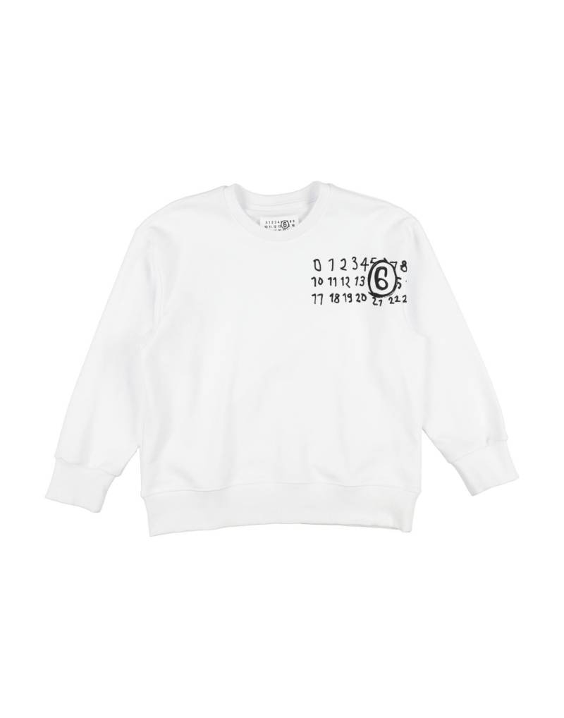 MM6 MAISON MARGIELA Sweatshirt Kinder Weiß MM6 MAISON MARGIELA Sweatshirt Kinder Weiß von MM6 MAISON MARGIELA