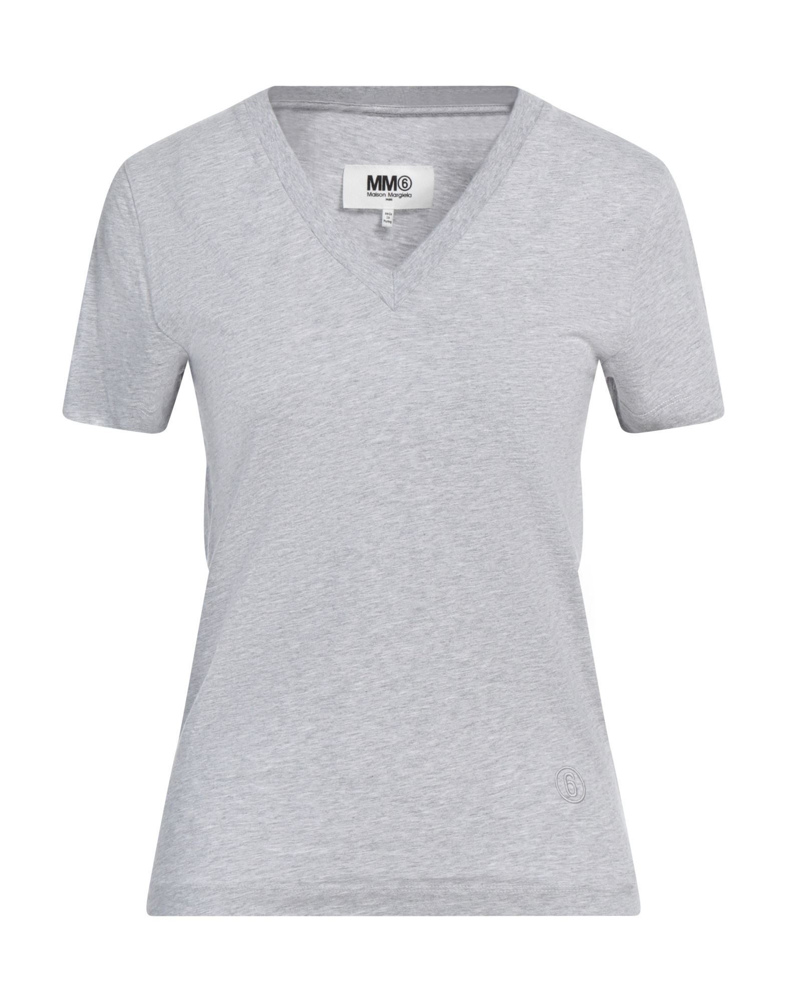 MM6 MAISON MARGIELA T-shirts Damen Hellgrau MM6 MAISON MARGIELA T-shirts Damen Hellgrau von MM6 MAISON MARGIELA