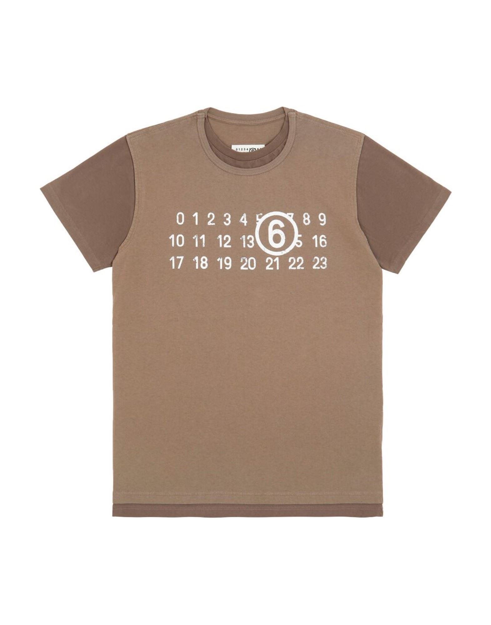 MM6 MAISON MARGIELA T-shirts Herren Braun von MM6 MAISON MARGIELA