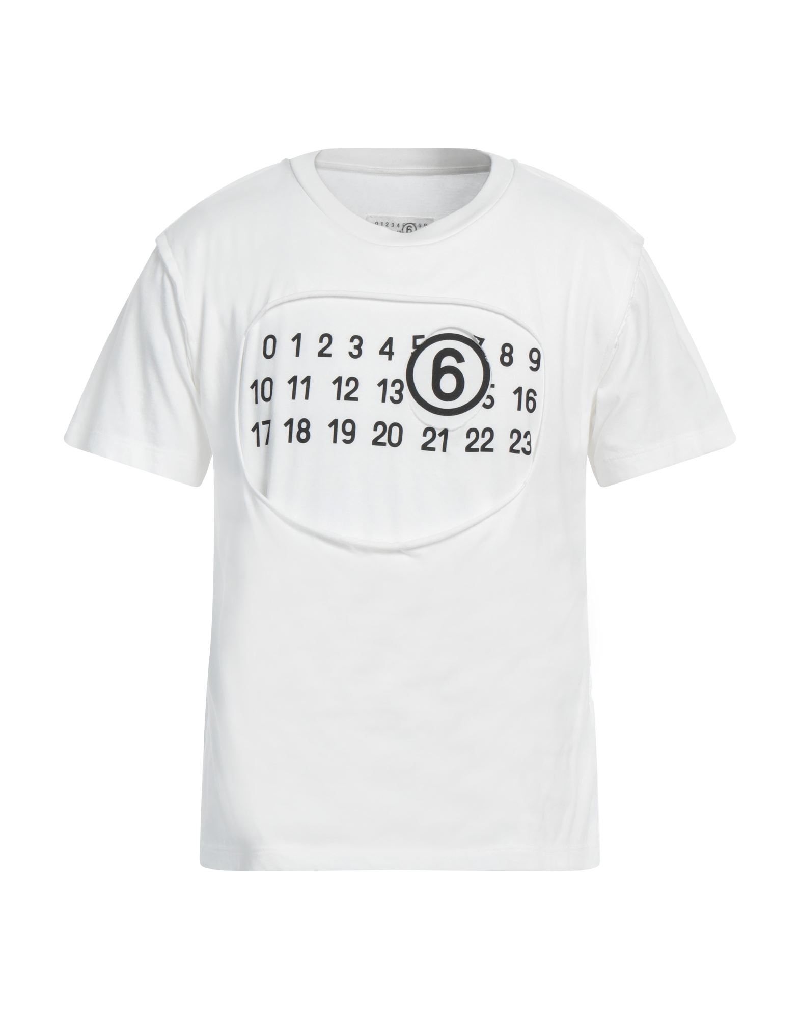 MM6 MAISON MARGIELA T-shirts Herren Weiß MM6 MAISON MARGIELA T-shirts Herren Weiß von MM6 MAISON MARGIELA
