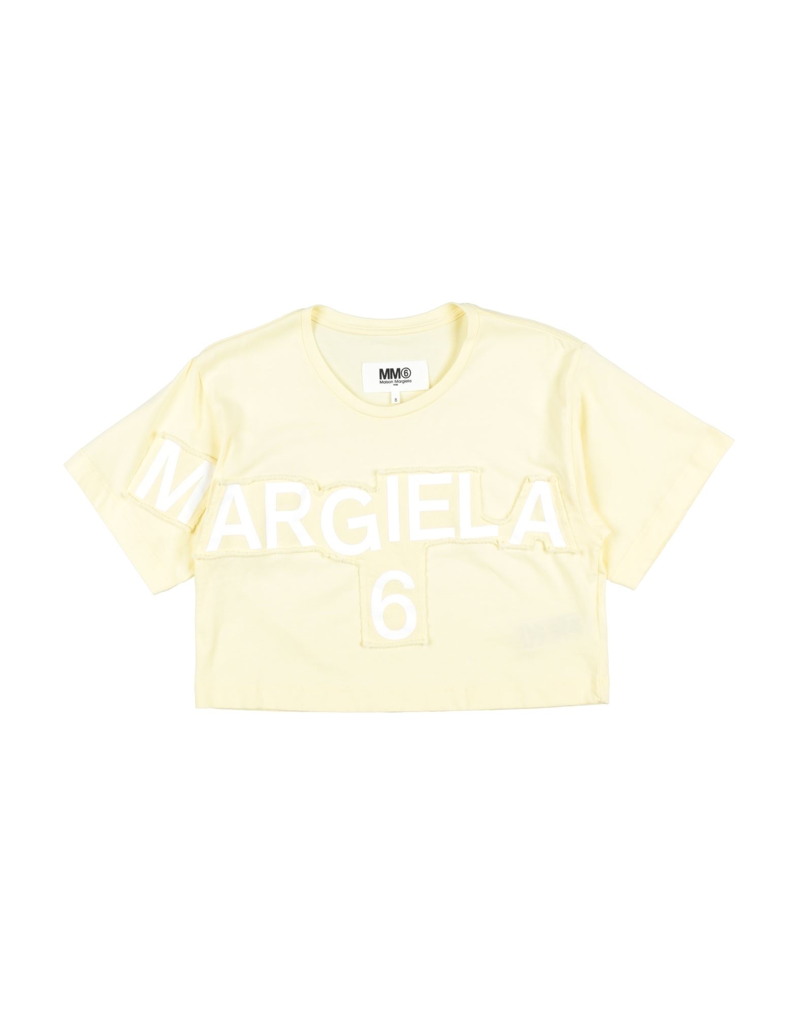 MM6 MAISON MARGIELA T-shirts Kinder Hellgelb von MM6 MAISON MARGIELA