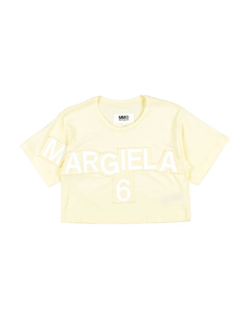 MM6 MAISON MARGIELA T-shirts Kinder Hellgelb von MM6 MAISON MARGIELA