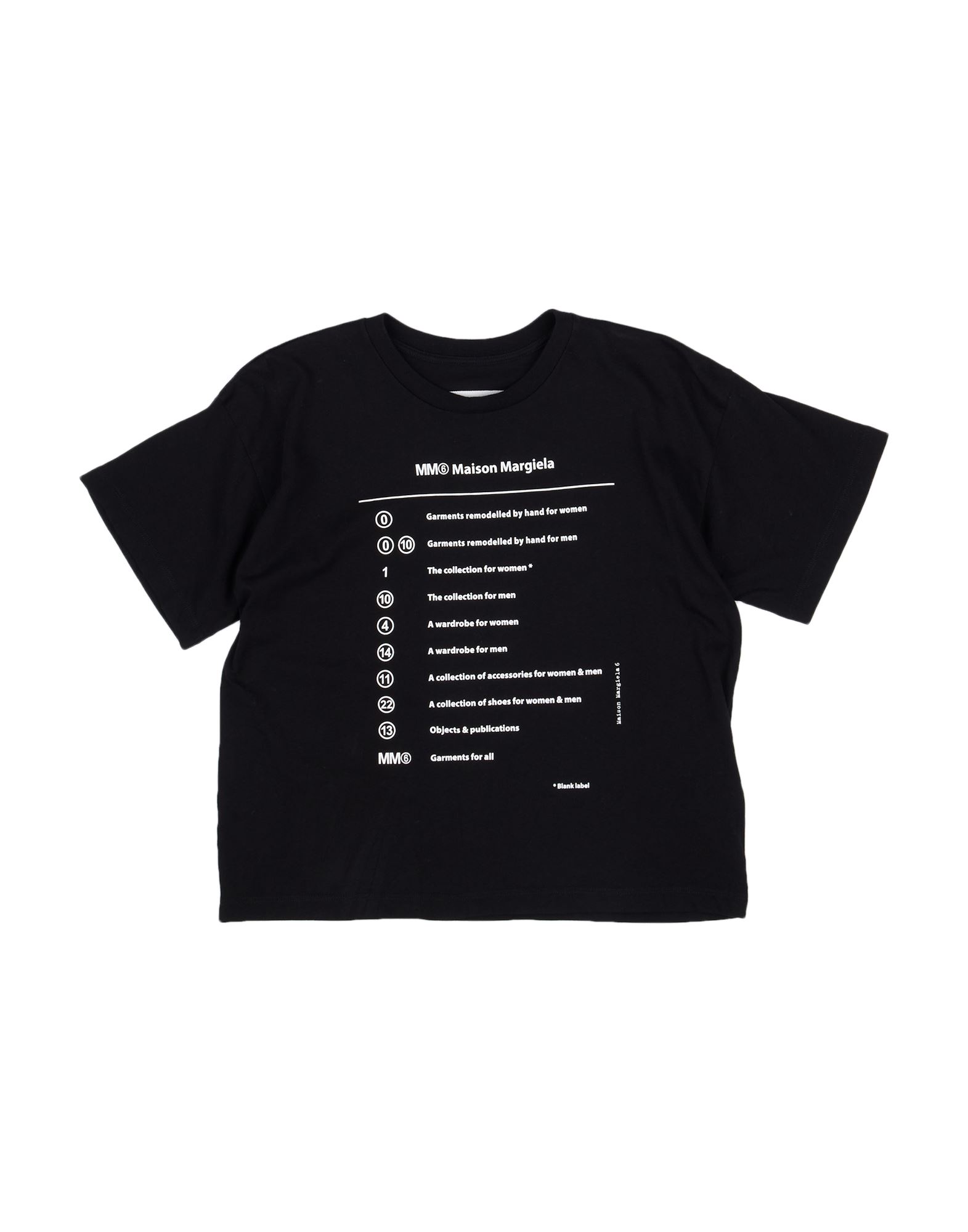 MM6 MAISON MARGIELA T-shirts Kinder Schwarz von MM6 MAISON MARGIELA