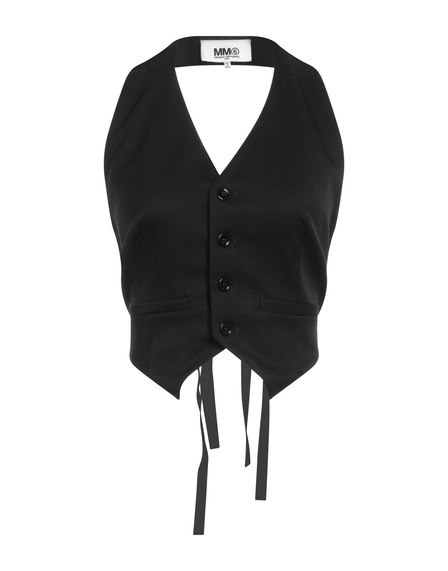 MM6 MAISON MARGIELA Top Damen Schwarz MM6 MAISON MARGIELA Top Damen Schwarz von MM6 MAISON MARGIELA